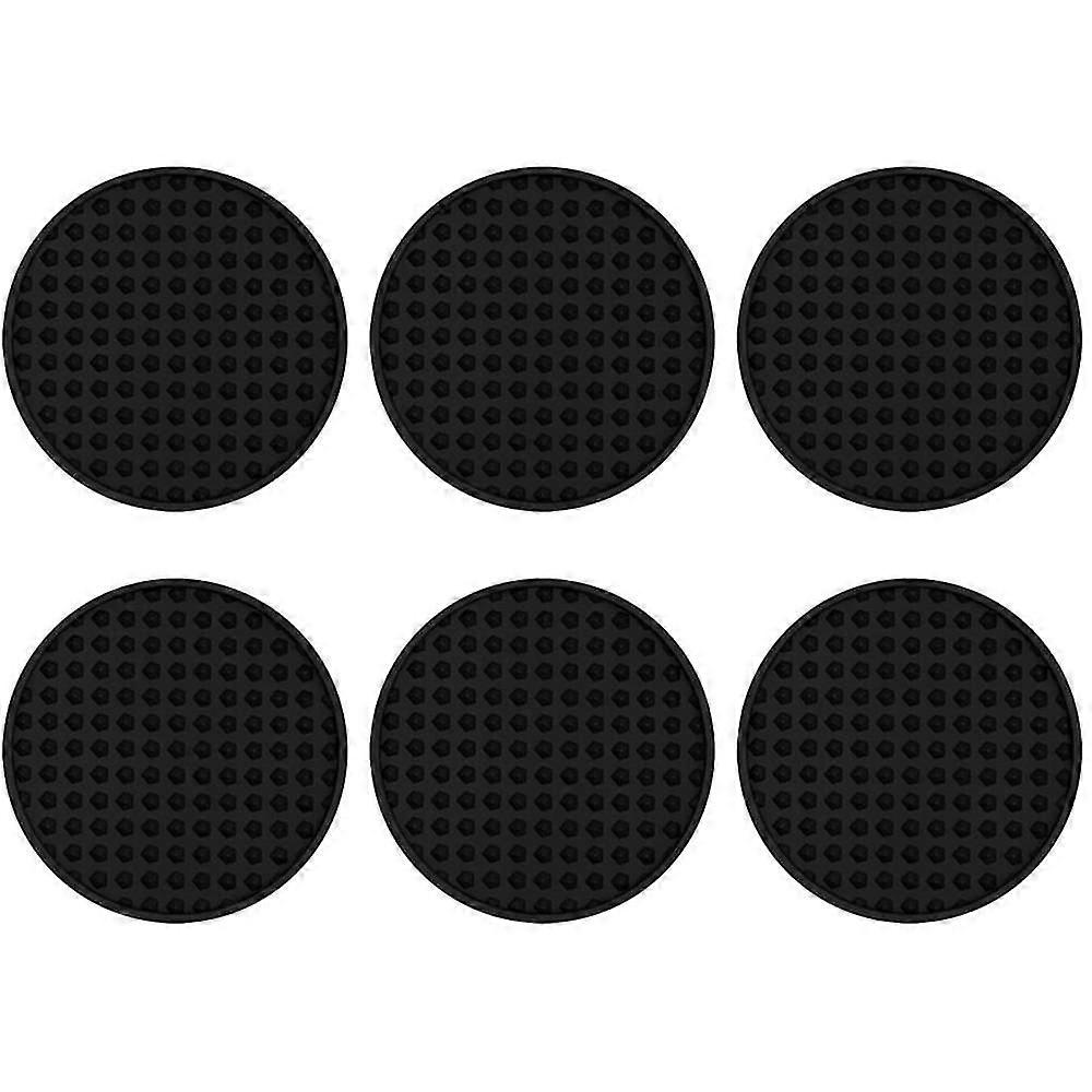 Drink Coasters With Holder,silicone Coasters Tabletop Protection For Any Table Type,wood,glass