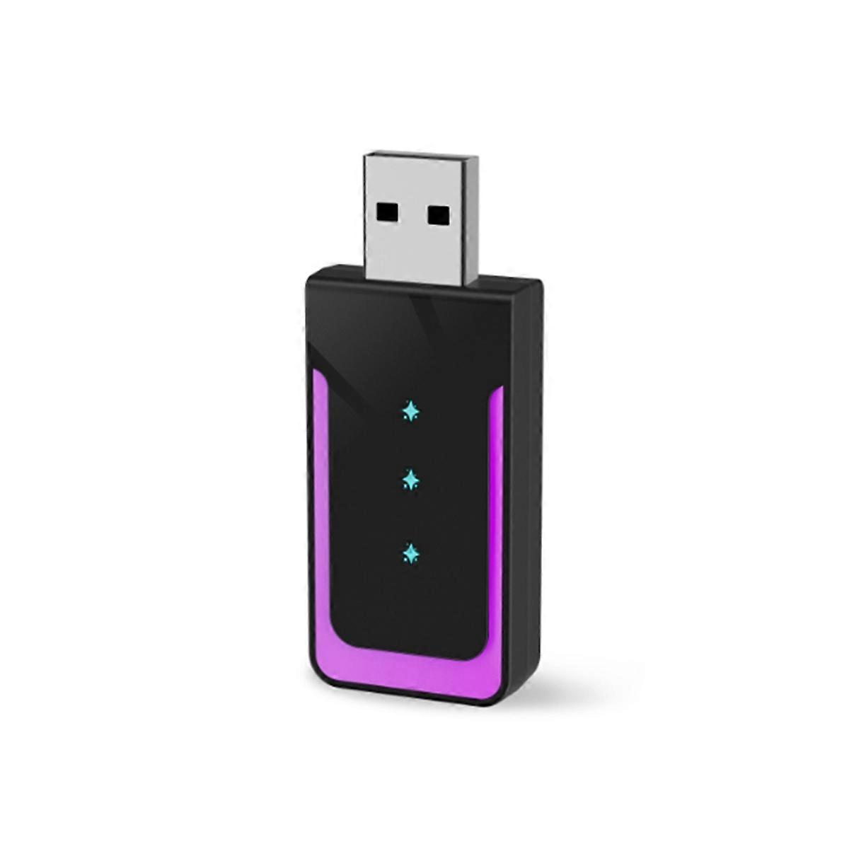 Carplay USB Version, Wireless Carplay Wired to Wireless Car Smart Navigation Carplay Box Pink-