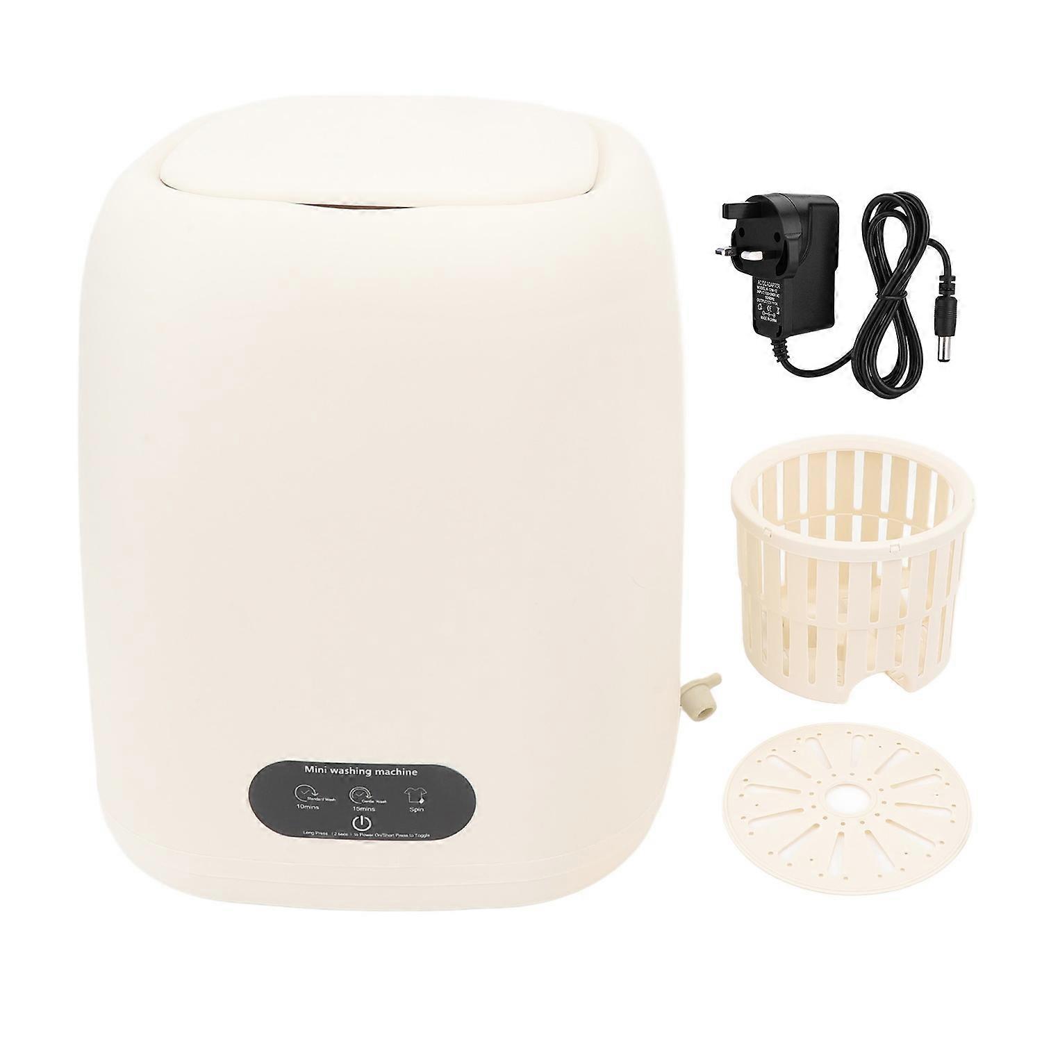 Underwear Washing Machine Washing and Dewatering Dual Use Mini Laundry Washer for Home UK Plug 100‑2