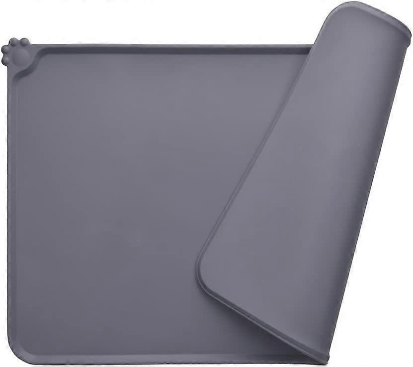 ドッグフードマット、シリコーン犬猫ボウルマット、ノンスリップペット給餌マット防水犬プレイスマット