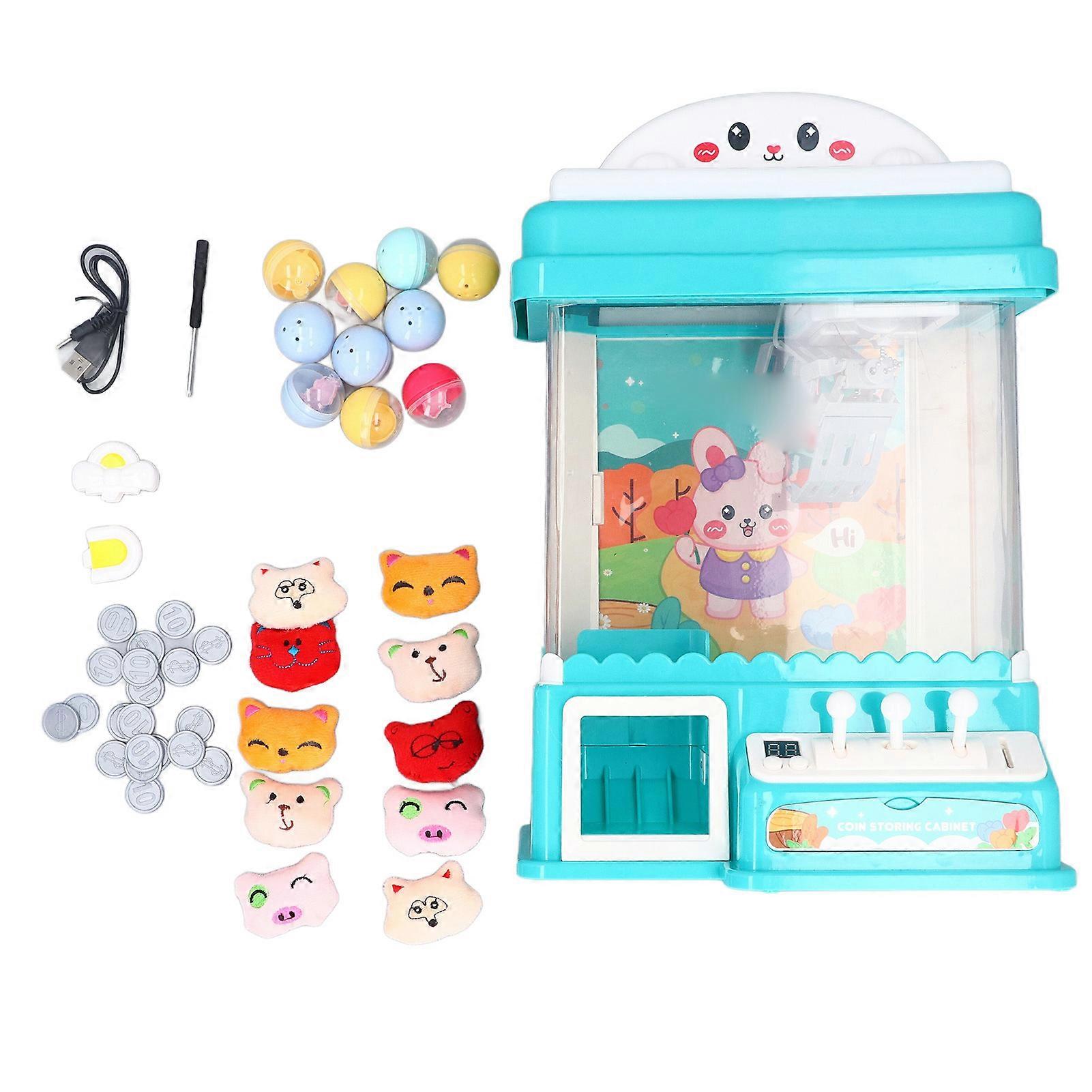 Arcade Claw Machine Toy Grabber Machine with Flashing Lights Sound