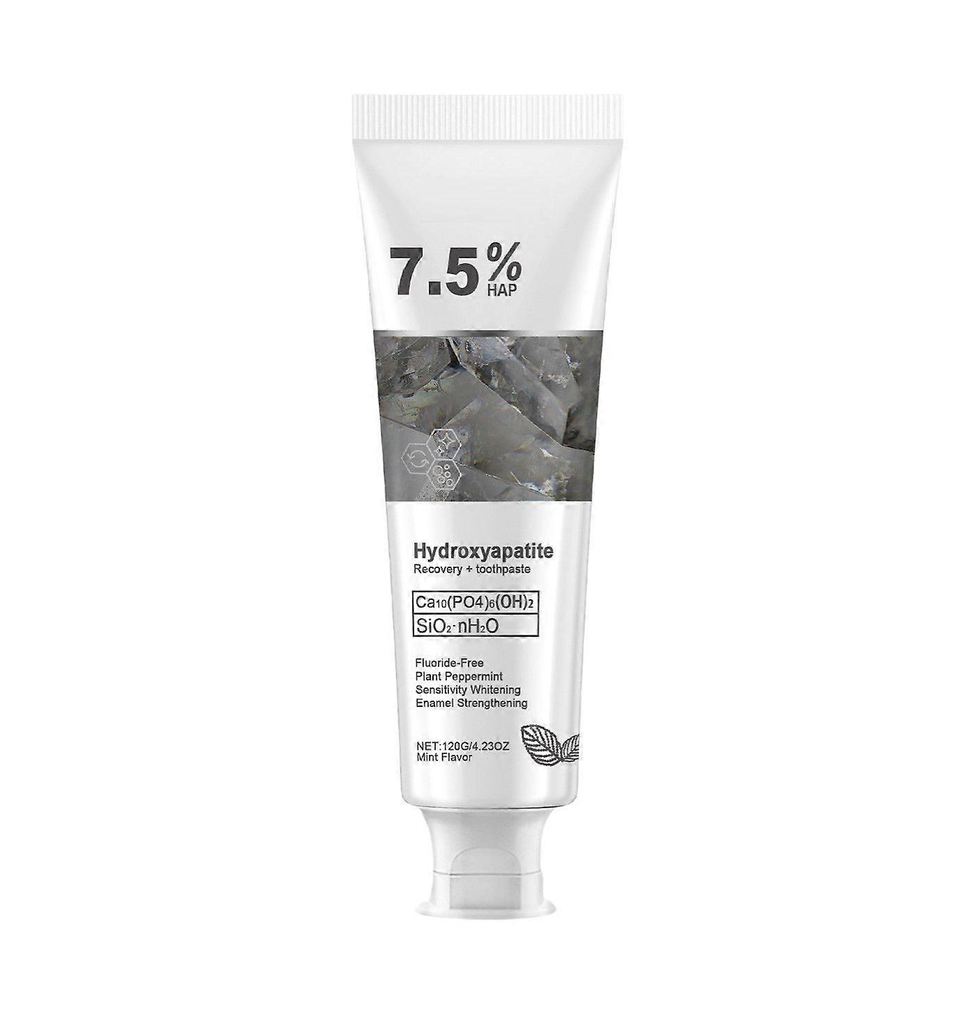 7.5% Hydroxyapatite Toothpaste for Enamel Protection and Tooth Strengthening, Fresh Breath, Fluorine-FreeRepair and Protect Toothpaste