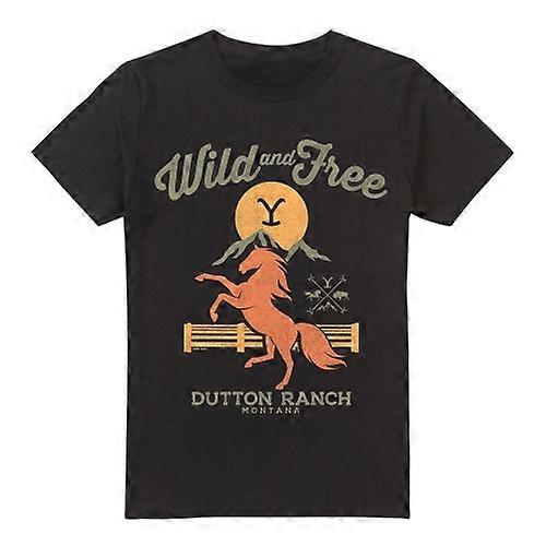Yellowstone Mens Wild & Free T-Shirt