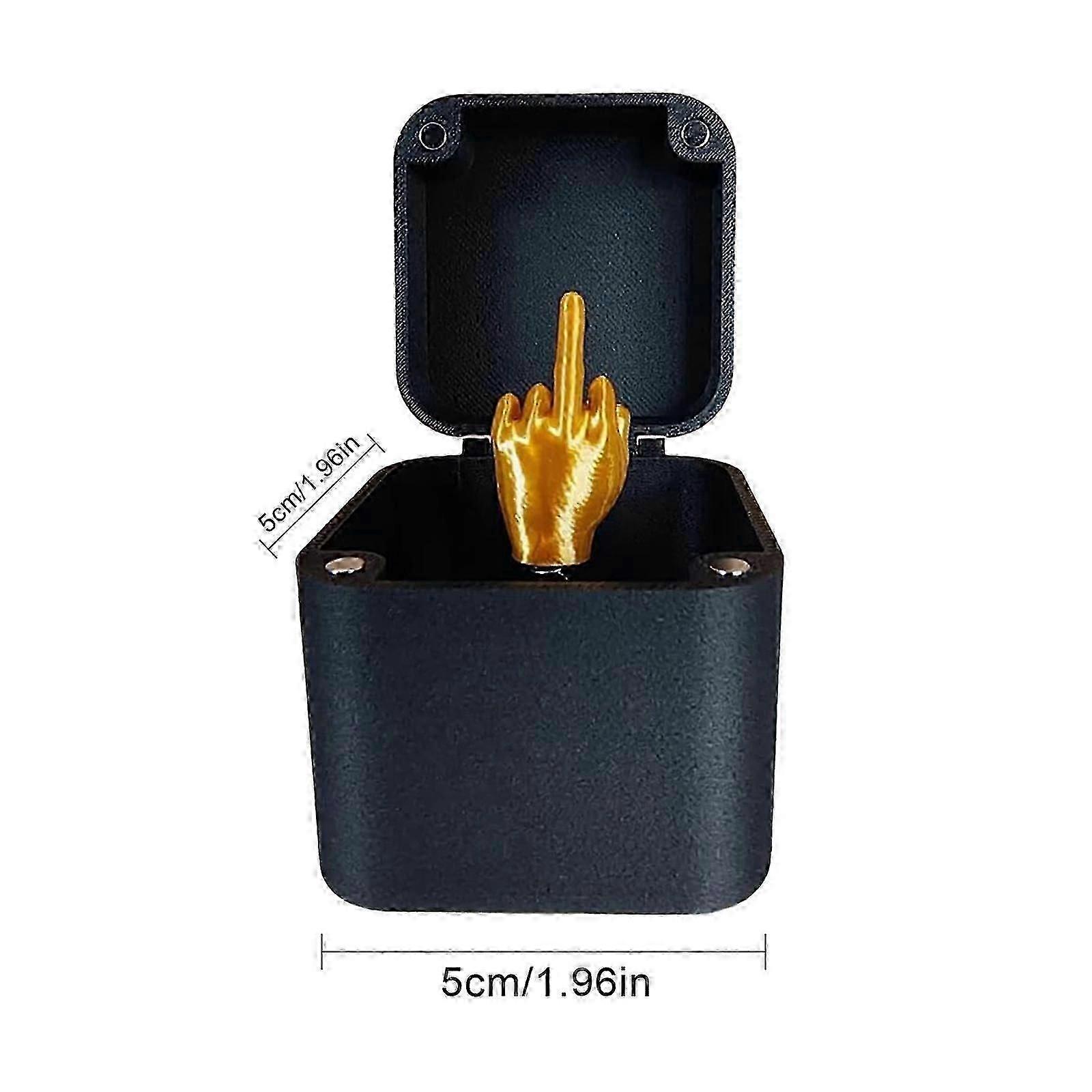 Middle Finger In A Box – Funny Surprise Prank Gift, Novelty Pop Up Box For Adults