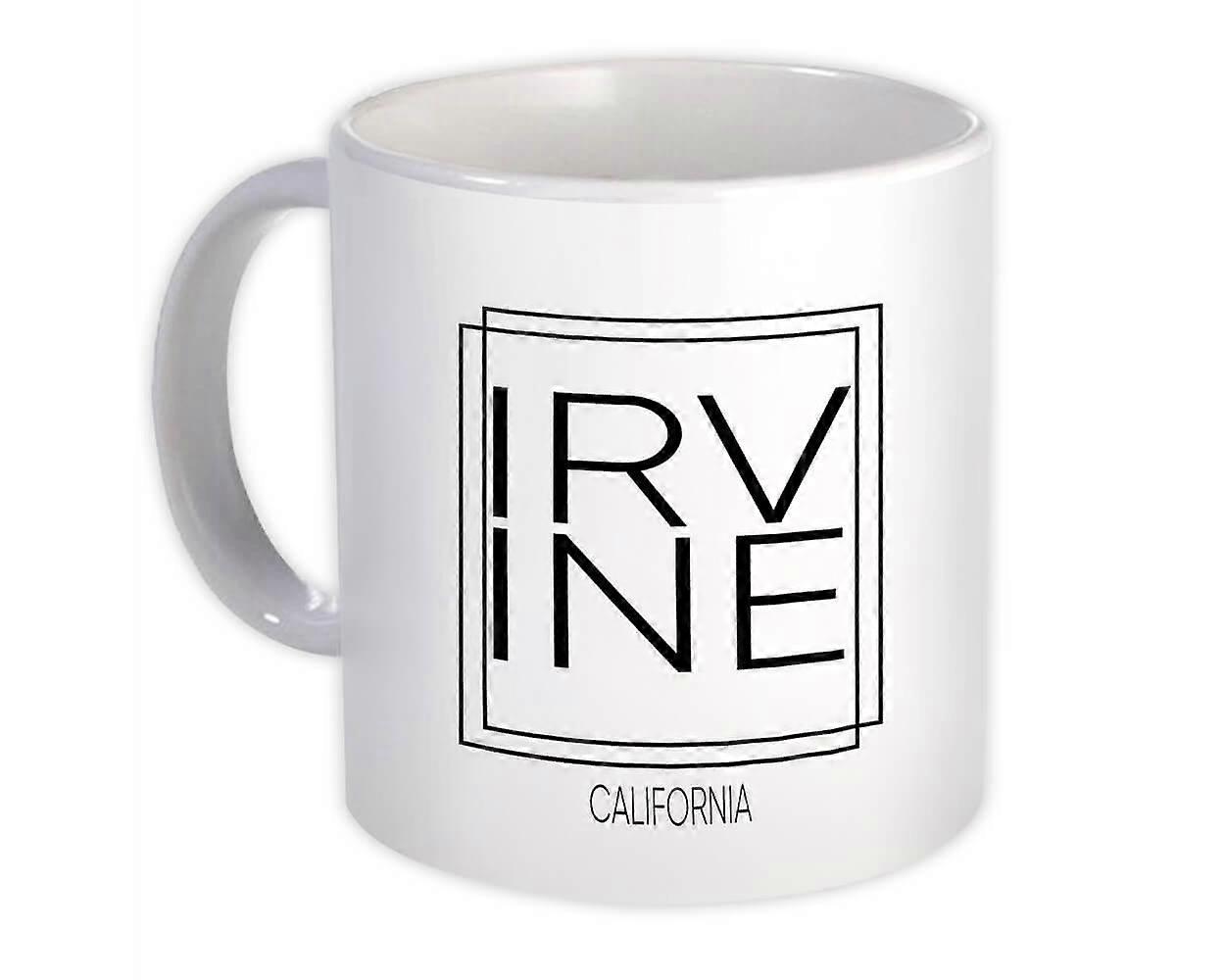 Geschenkbecher: IRVINE California Square