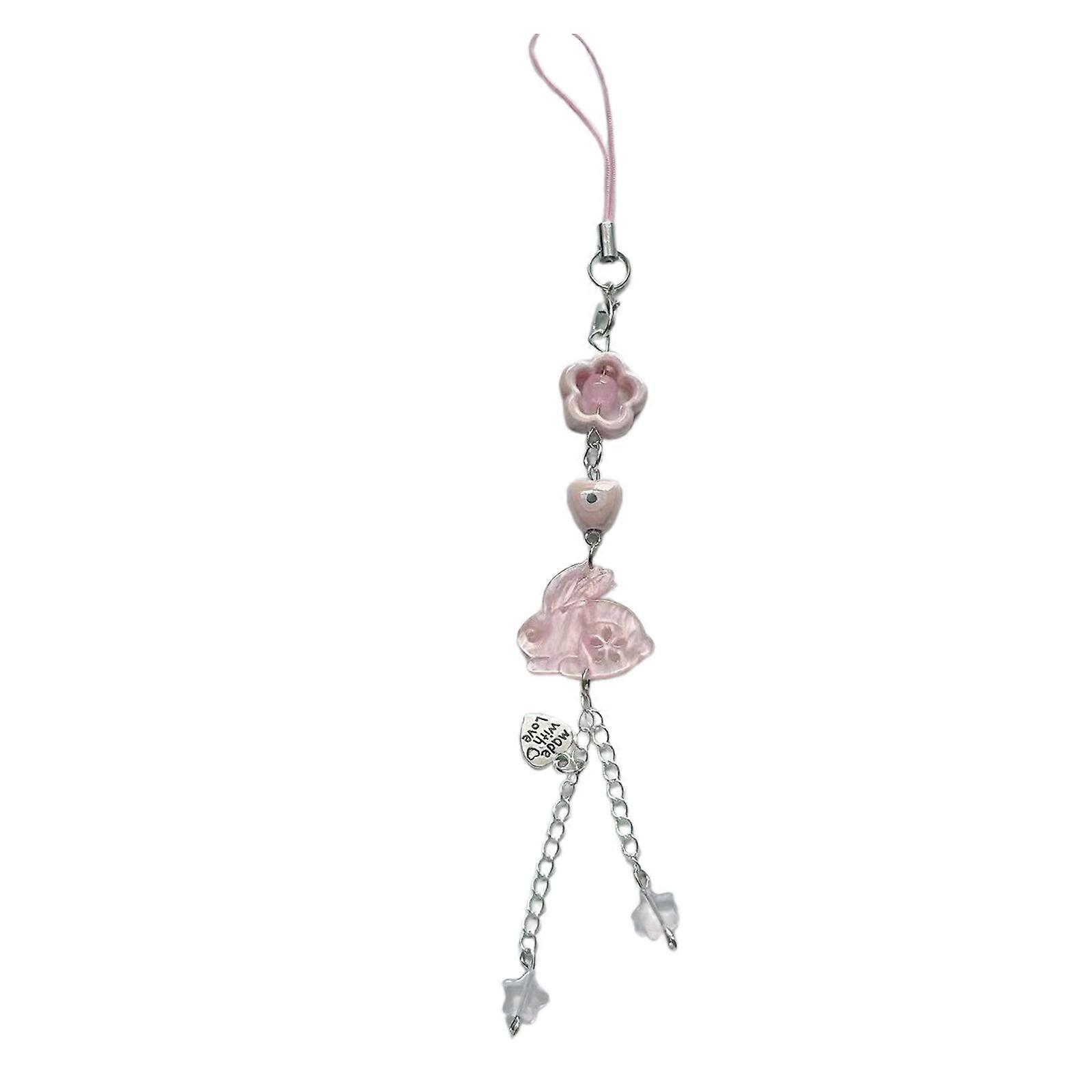 Stylish Phone Charm with Dance Theme Keychain Bag Pendant Keyring Fashionable Accessory for Cellphones and Purses