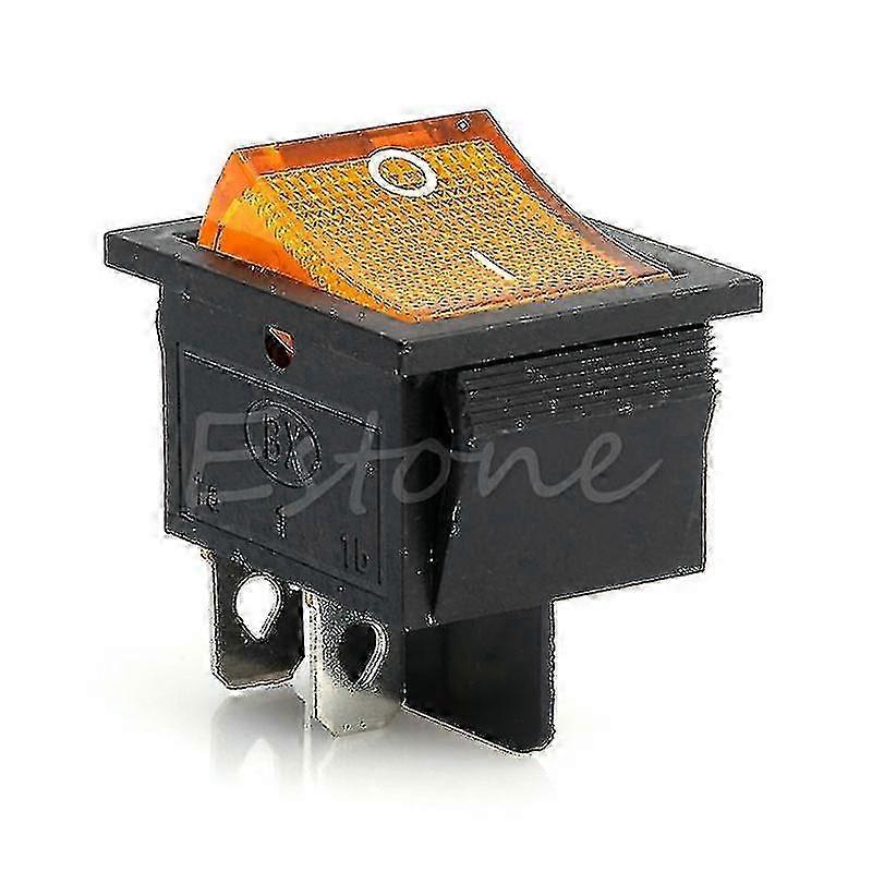 Illuminated Rocker Switch 250V 4-Pin DPST On/Off KCD4-201N