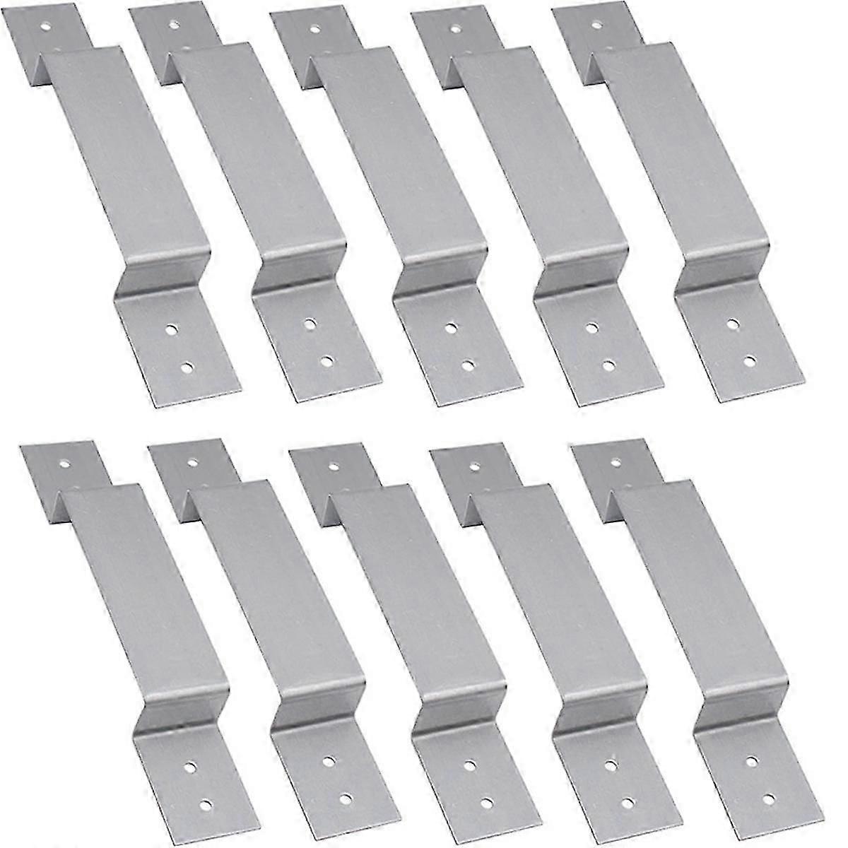 Fence Panel Clips Fence Post Safety Bracket Galvanized Fence Clip Fence Board Fixer for 100mm/4Inch js