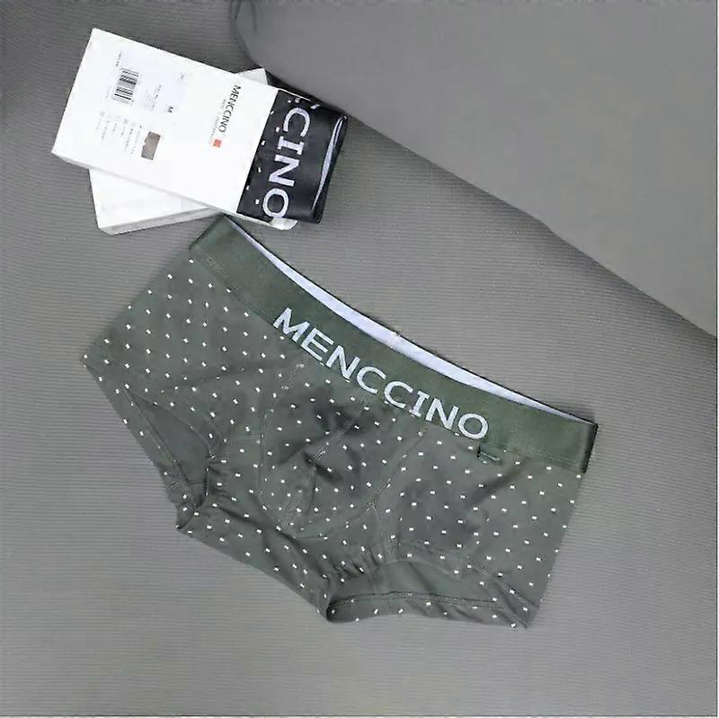 בגדי ריקוד גברים, בגדי ריקוד גברים מודאלי כותנה מותן נמוך צמוד בוקסרים בצבע אחיד, נוער קיץ ספורט נושם בוקסר עליון