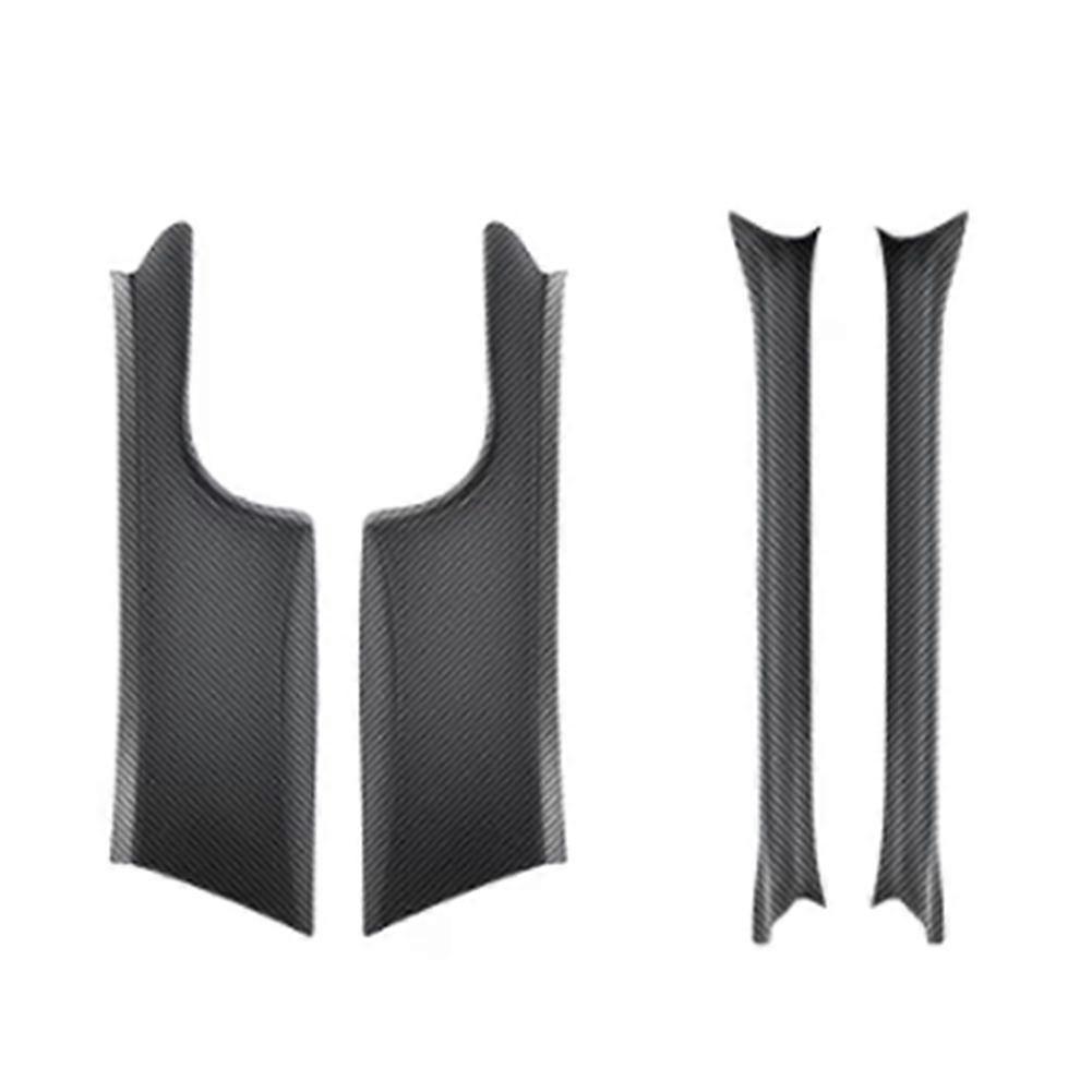 Car Front Rear Door Sill Strips Door Sill Protection Strip Seat Anti-Kick Pad Corner Guard for Model Y 2021-2024