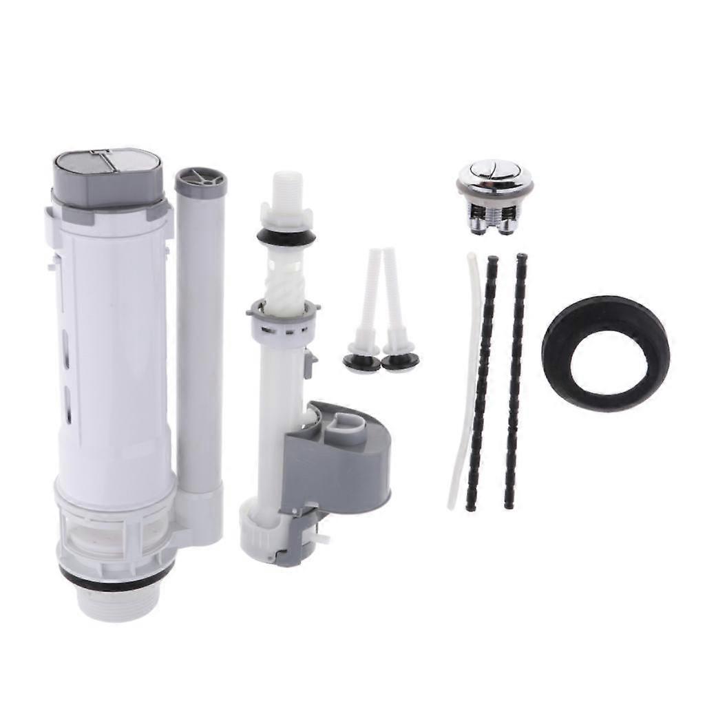 Cistern toalett reparationssats för ett stycke långsträckt toalettventil Höjd-28cm
