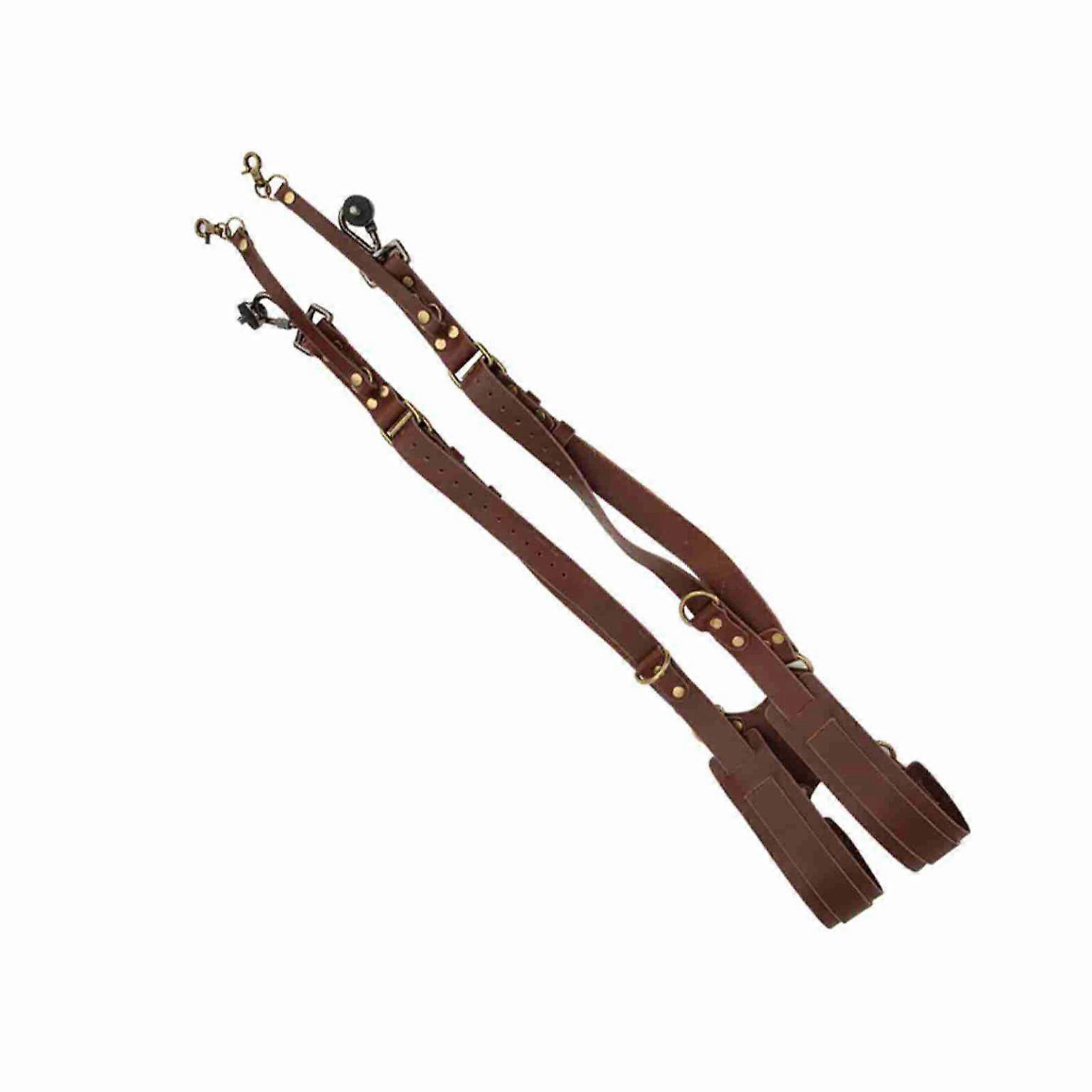 Double Shoulder Leather Camera Strap for Digital Cameras