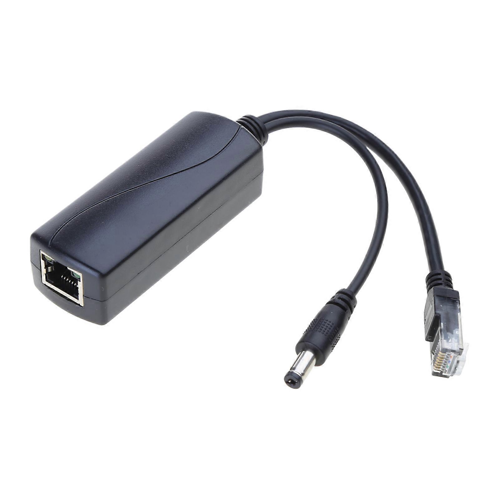 Gigabit PoE Splitter 1000m 48V to 5V 2.4 A PoE Separator TYPE-C/DC5521/Micro USB Power Plug Widely Application Splitter