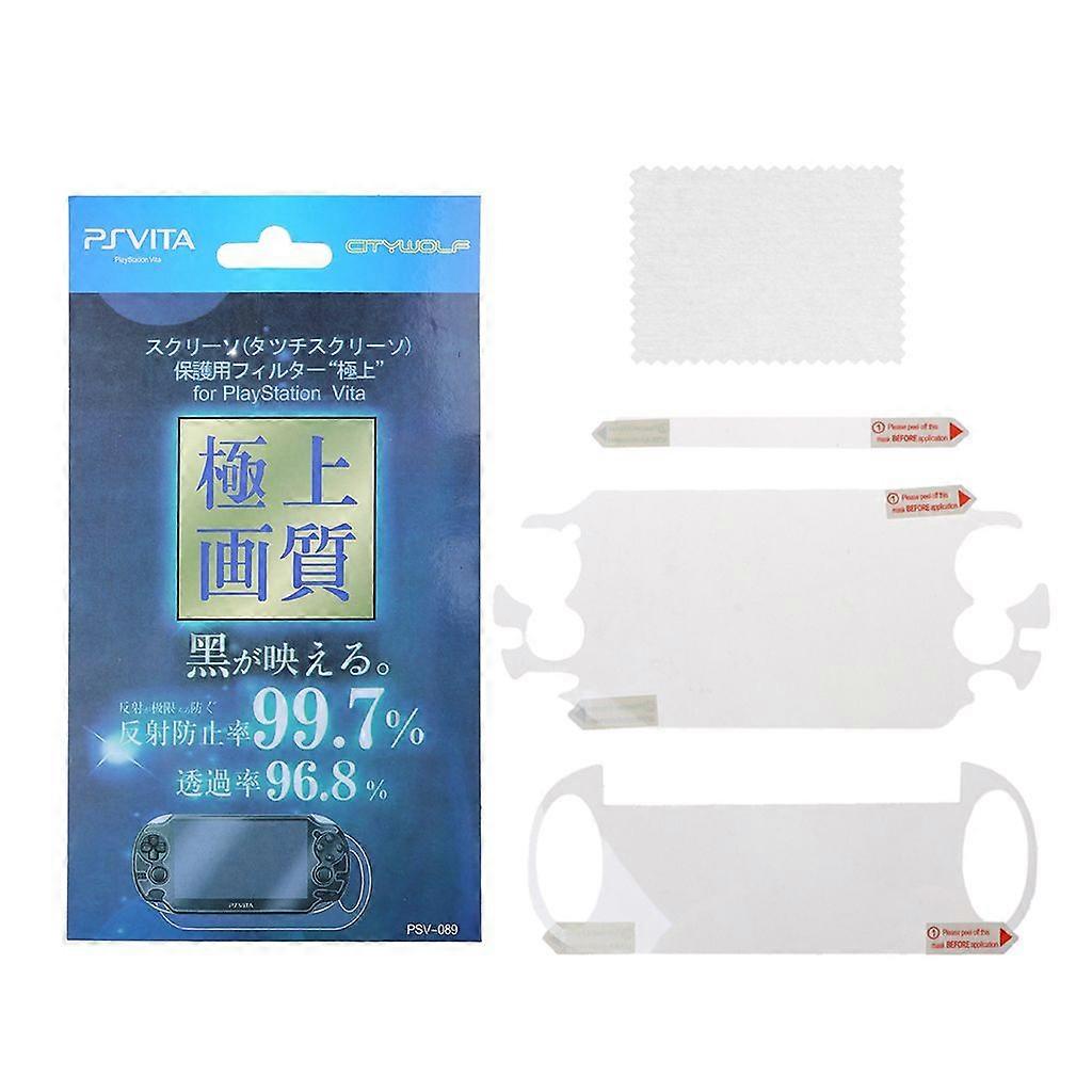 LCD Screen Protector Ultra Clear Protective Film Surface Guard for PSVita 1000