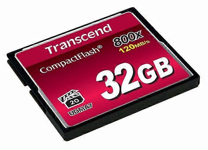 Carte mémoire TRANSCEND CompactFlash - 32 Go - 800x