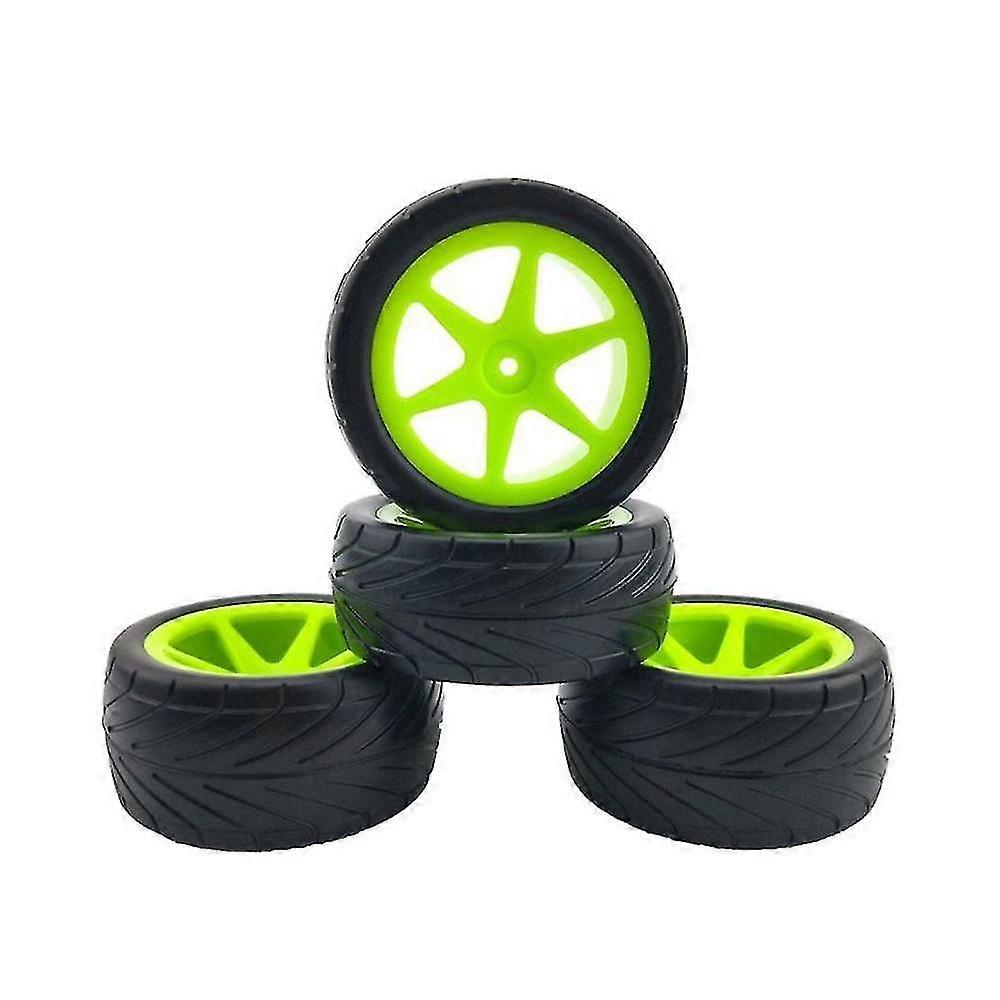 4 Stück für 1/10 Geländewagen Reifen Wr8 Running Broker Straßenreifen Flat Running Reifen Lc 1/10 Off-roa DKH