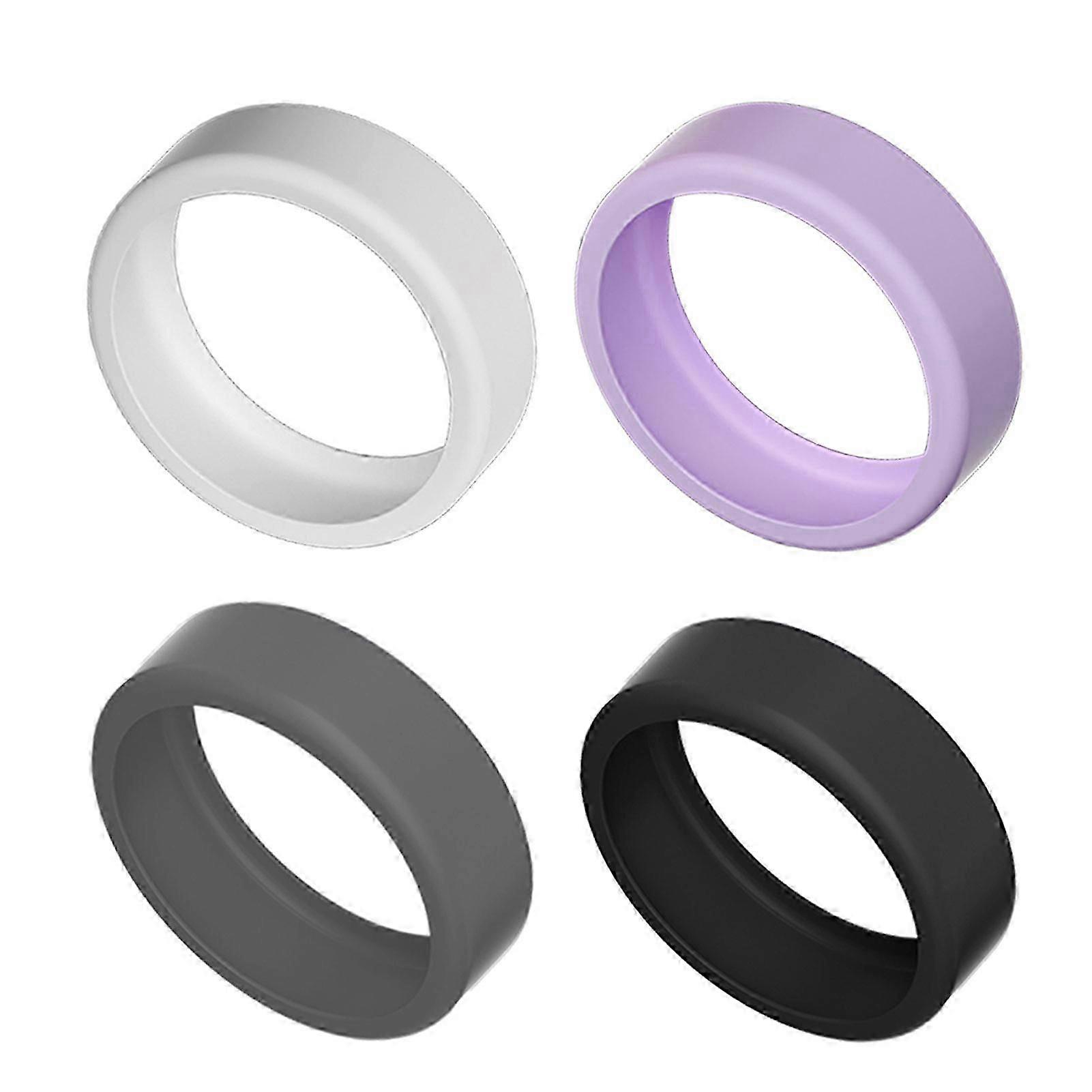 suitable for 4PCS Silicone Rings Guard for Oura Rings Gen Flexible Soft Anti-Scratch Silicone Protector for Working Out-YI  WU  CHUN  HUI