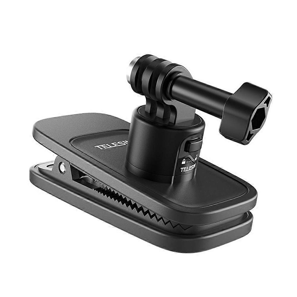 TELESIN S2-JFM-01For Insta360 X4/DJI Osmo Action 4 Backpack Clip Clamp Quick Release Magnetic