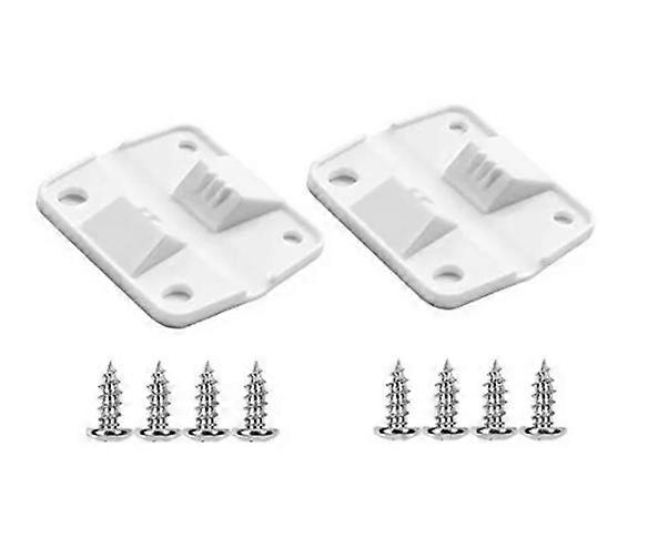 Plastic Buckle Lock 2 Pack Freezer Replacement Plastic Hinge (Including 8 Screws)