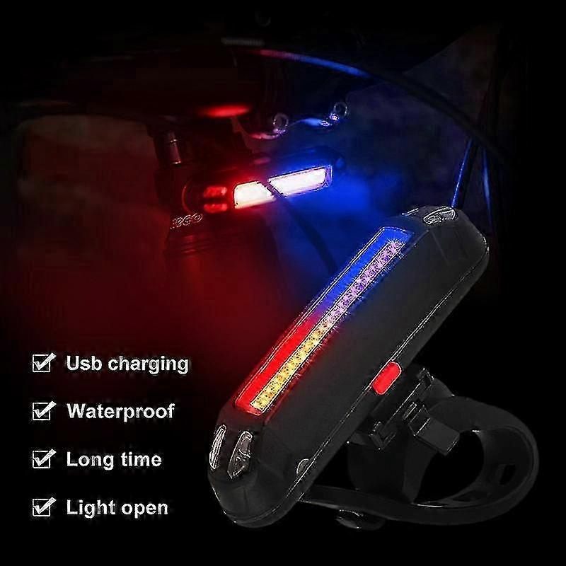 120 Lumen Bicycle Rear Light Usb Rechargeable Waterproof Mtb Bike Taillight Ciclismo-Good