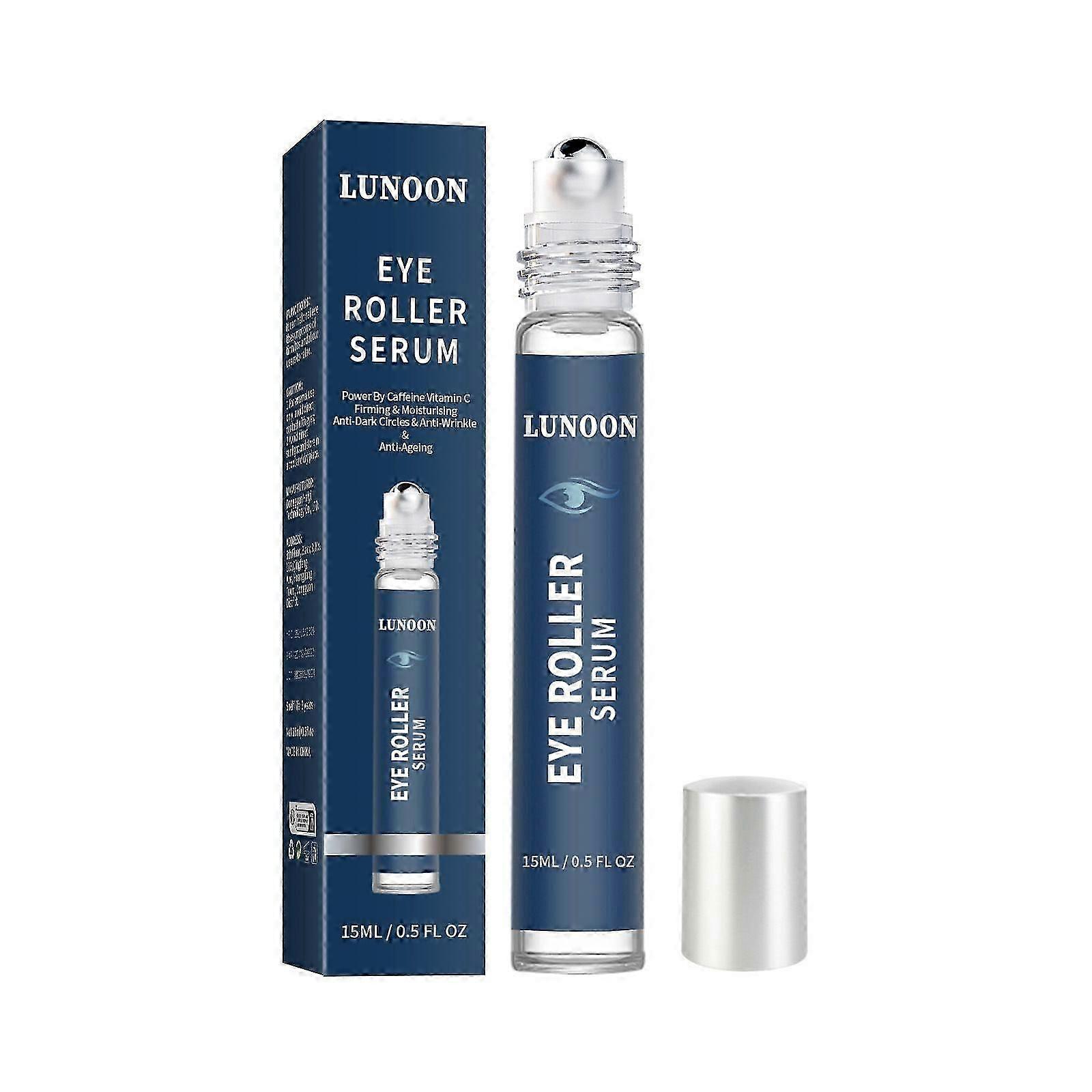 Eye Bags Treatment for Men and Women, Eye Roller Serum for Puffy Eyes and Under Eye Puffiness Reducer, Caffeine Eye Cream for Dark Circles and Wrinkle