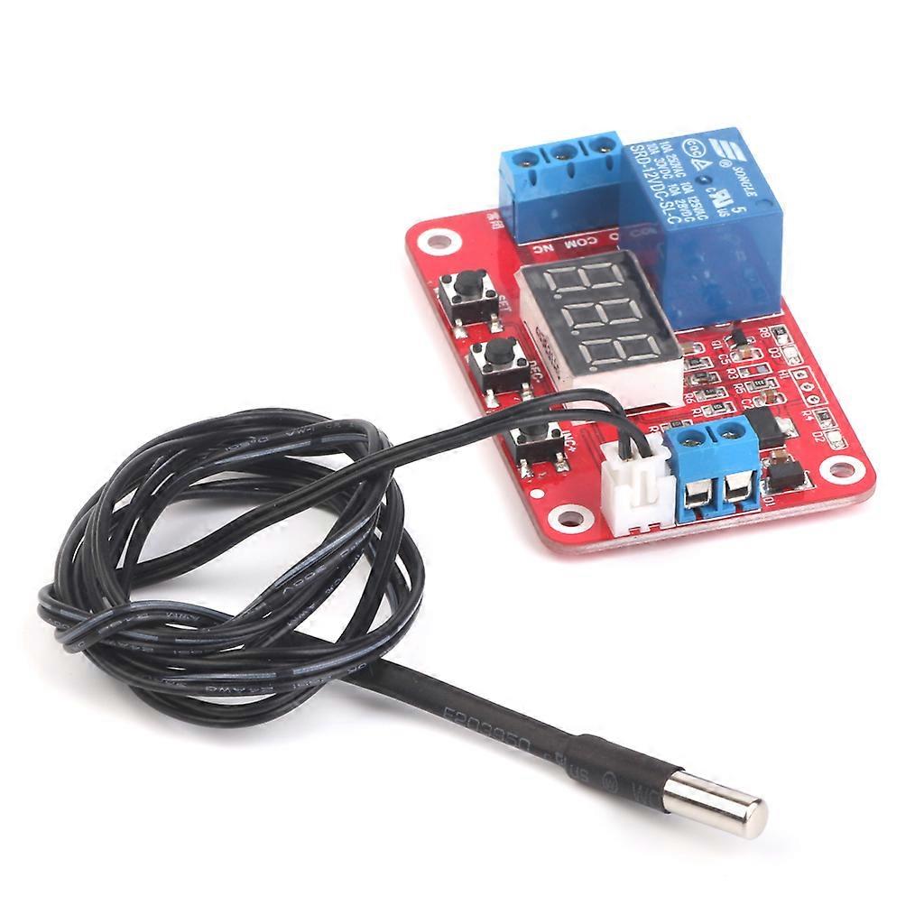 DC 12V Temperature Display Module Sensor Relay Switch