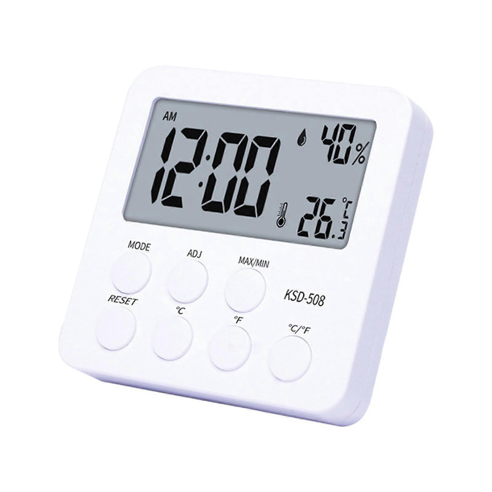 Digital Display Thermometer Small Humidity Meter for Kitchen Office Bathroom