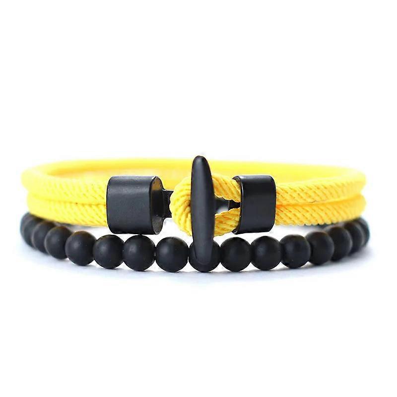 Mens Bracelet Natural 6mm Onyx Stone Beaded Bracelets