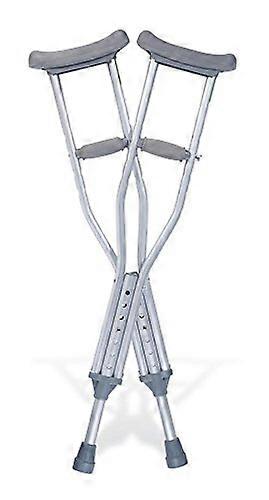 Ajustement de la béquille adulte en aluminium de qualité médicale 62'70' Bouton poussoir axillaire 300 lbs Capacité de poids
