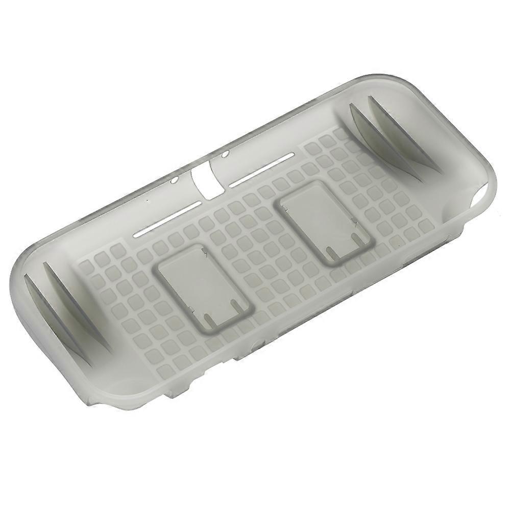 TPU Protector Case Shell with 2 Game Card Storage Slots for Nintendo Switch Lite(gray)