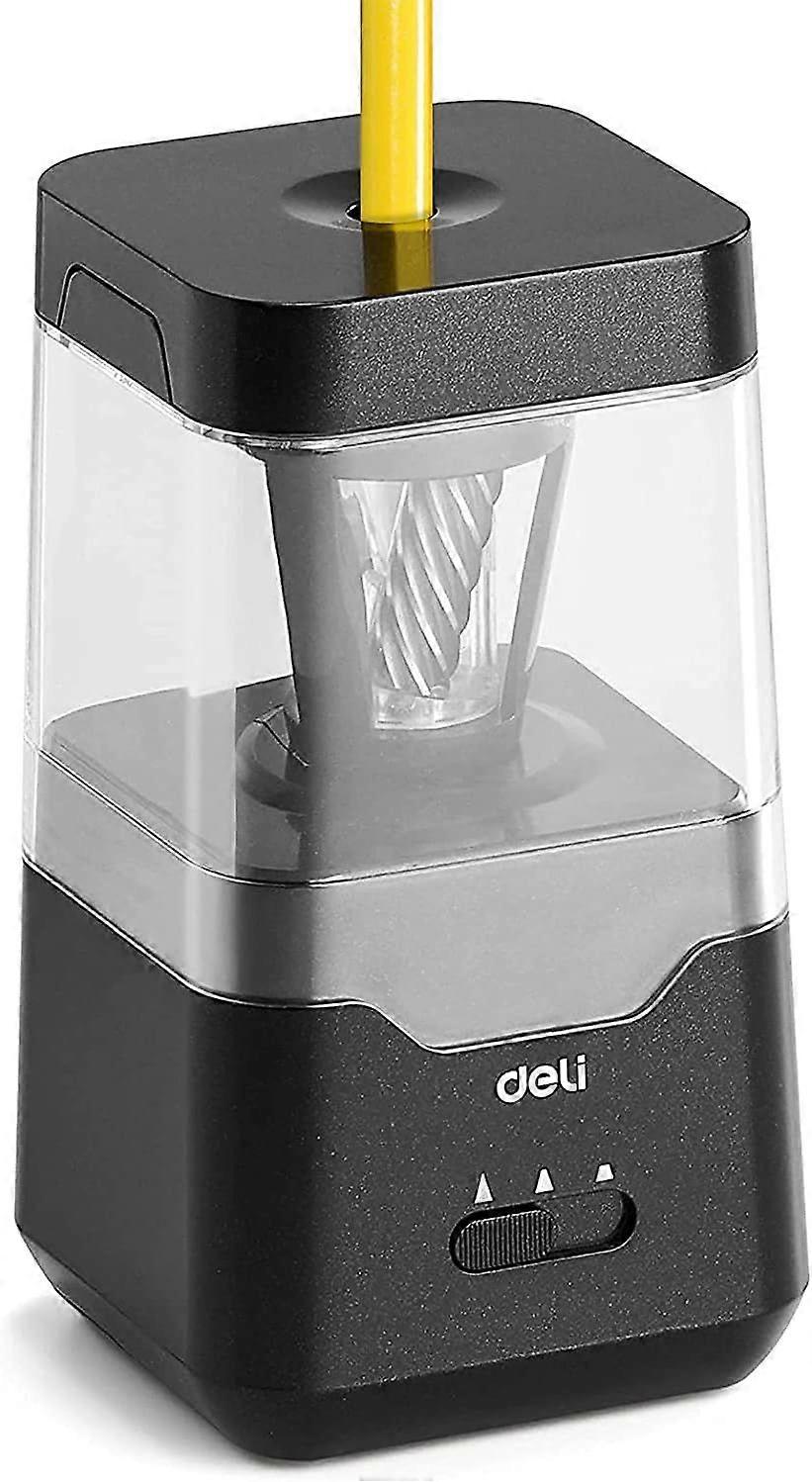 SAYTAYPencilSharpener, ElectricPencilSharpener forColoredPencils, AutoStop, USB/BatterySharpener for kids, BLUE