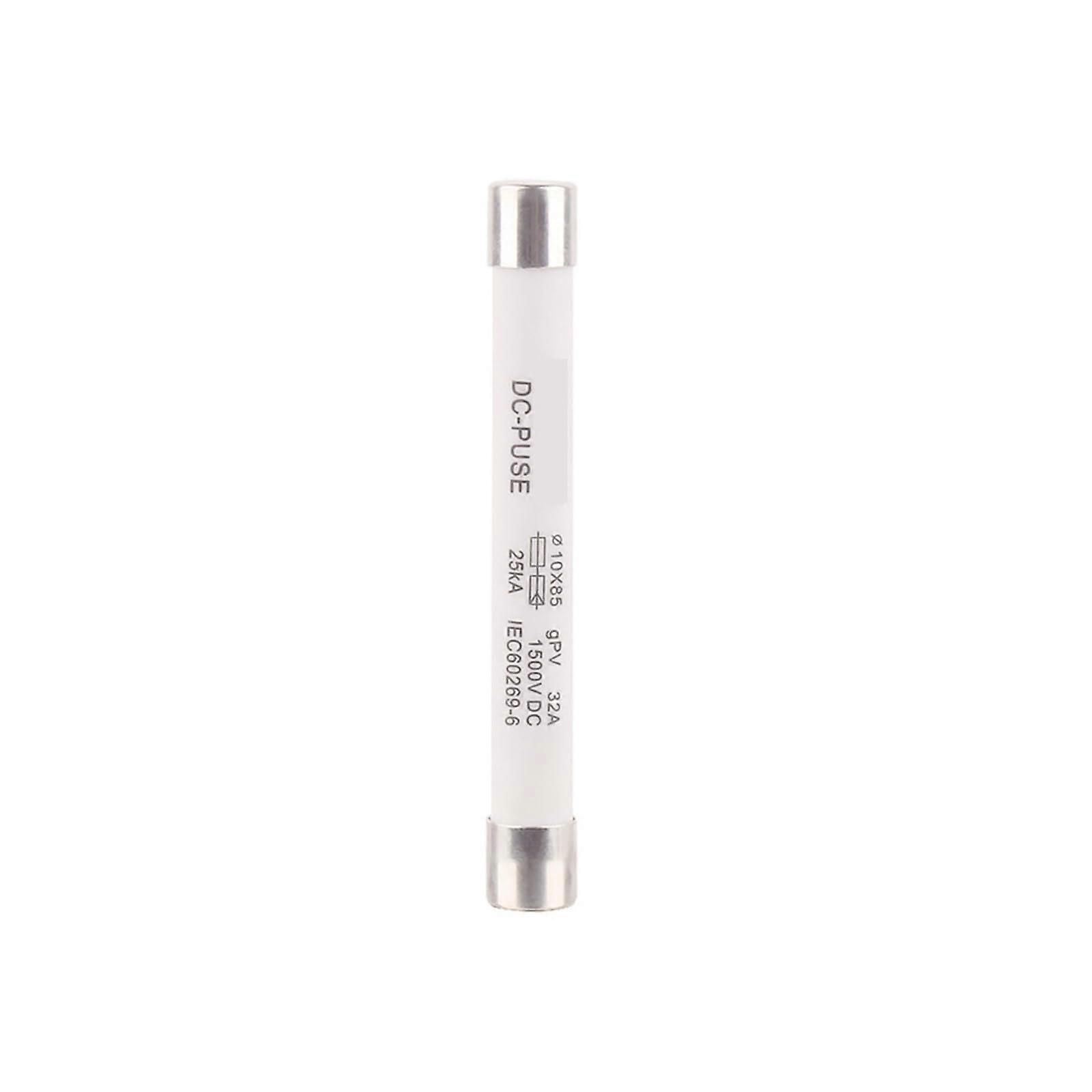 Photovoltaic DC Fuse core 10 85 Low Voltage Fuse Base 1500VDC Junction Box Fuse core(15002A25)