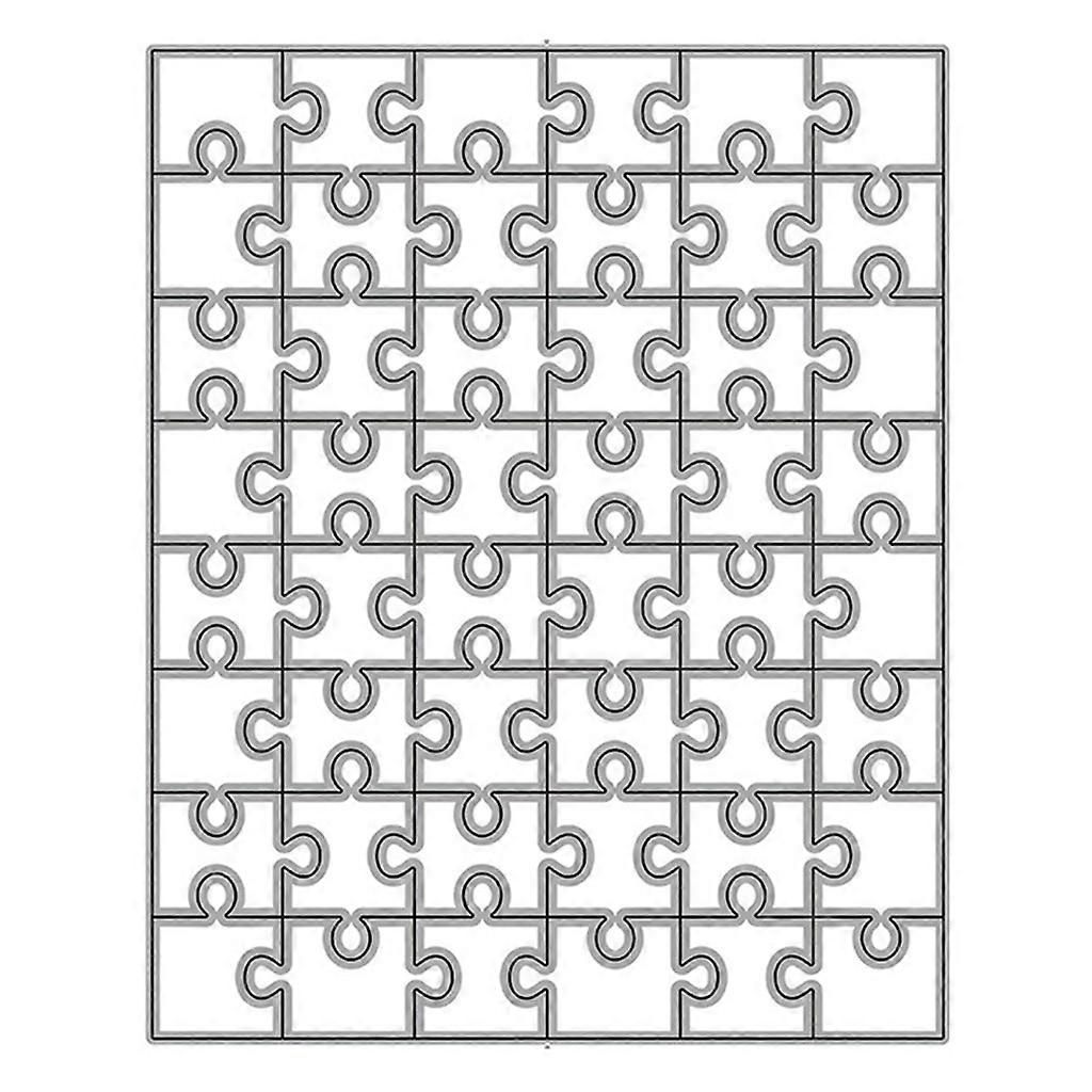 مستطيل لغز قطع المعادن يموت الاستنسل قصاصات الألبوم ورقة بطاقة قالب
