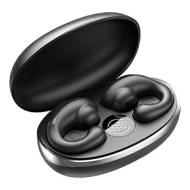 Bone Conduction Bluetooth Headset Wireless Headphone Touch Control Ear Clip Earphone