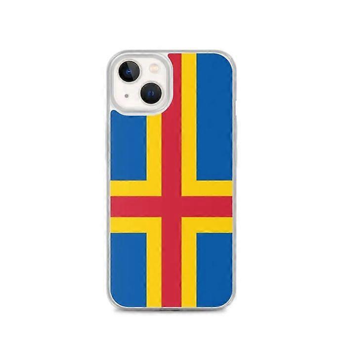 Case - PIXELFORMA - iPhone 13 - Aland flag - Full protection - Soft