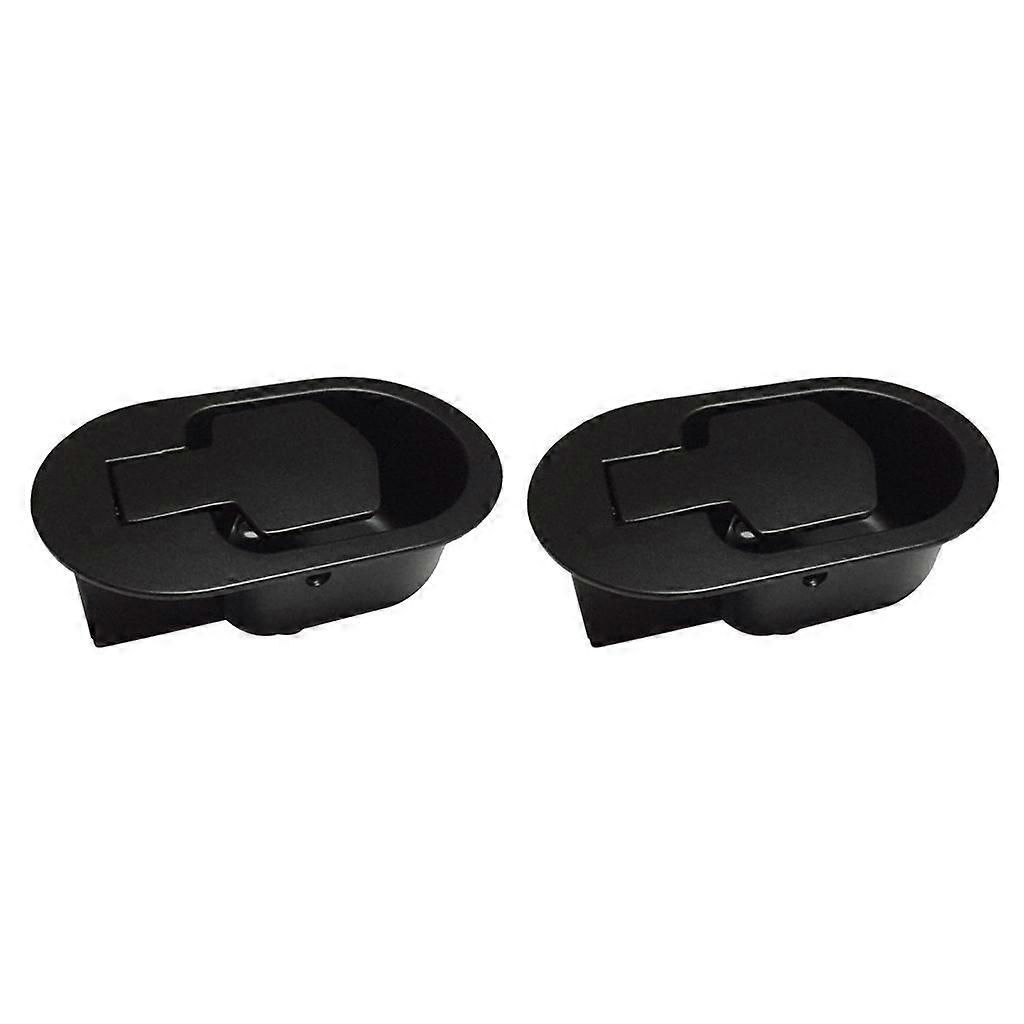 2pcs Reclining Sofa Couch Release Lever Replacement Plastic Handles Black
