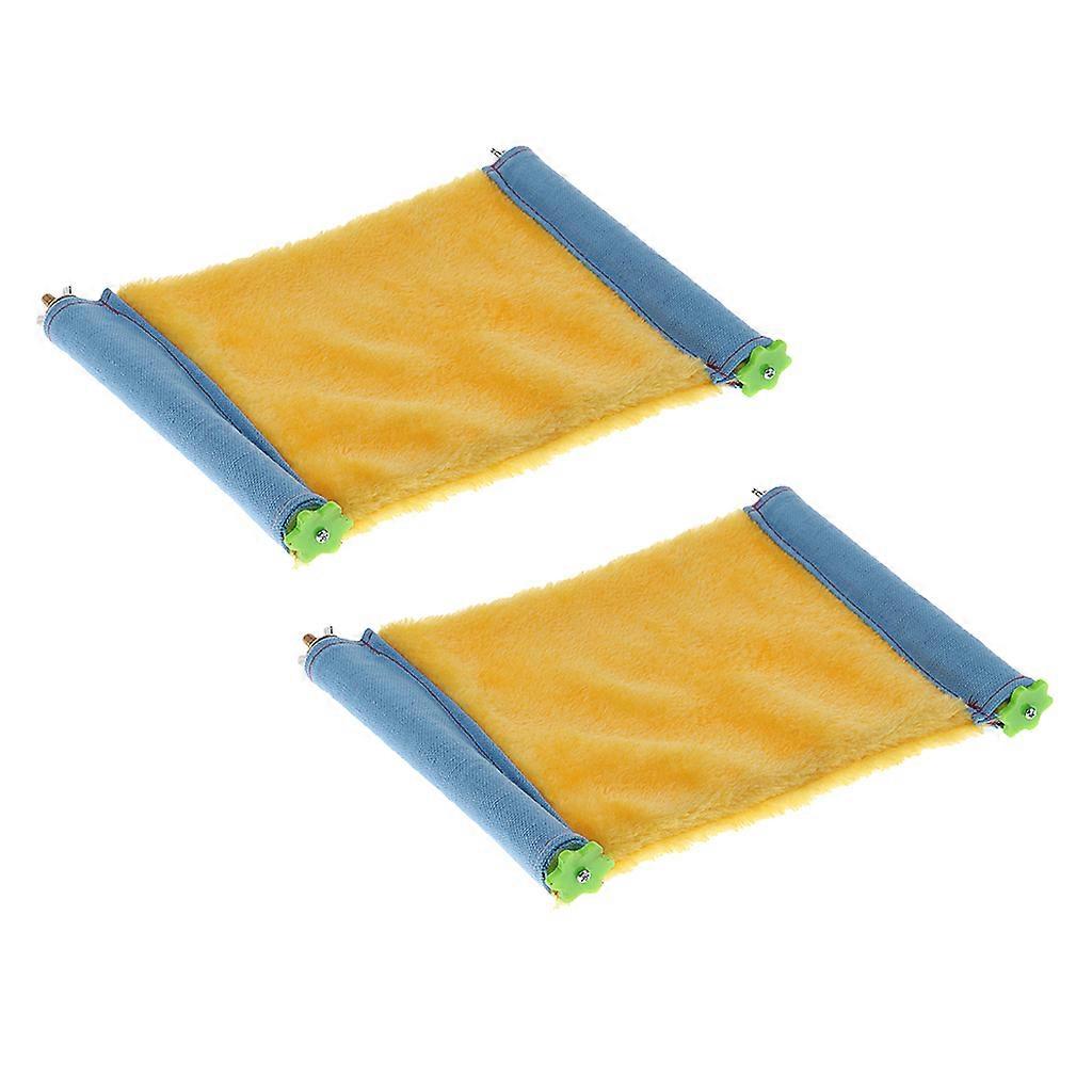 2x Small Pet Animal Hamster Mice Hammock for Cage Hanging Bed Cage Toys