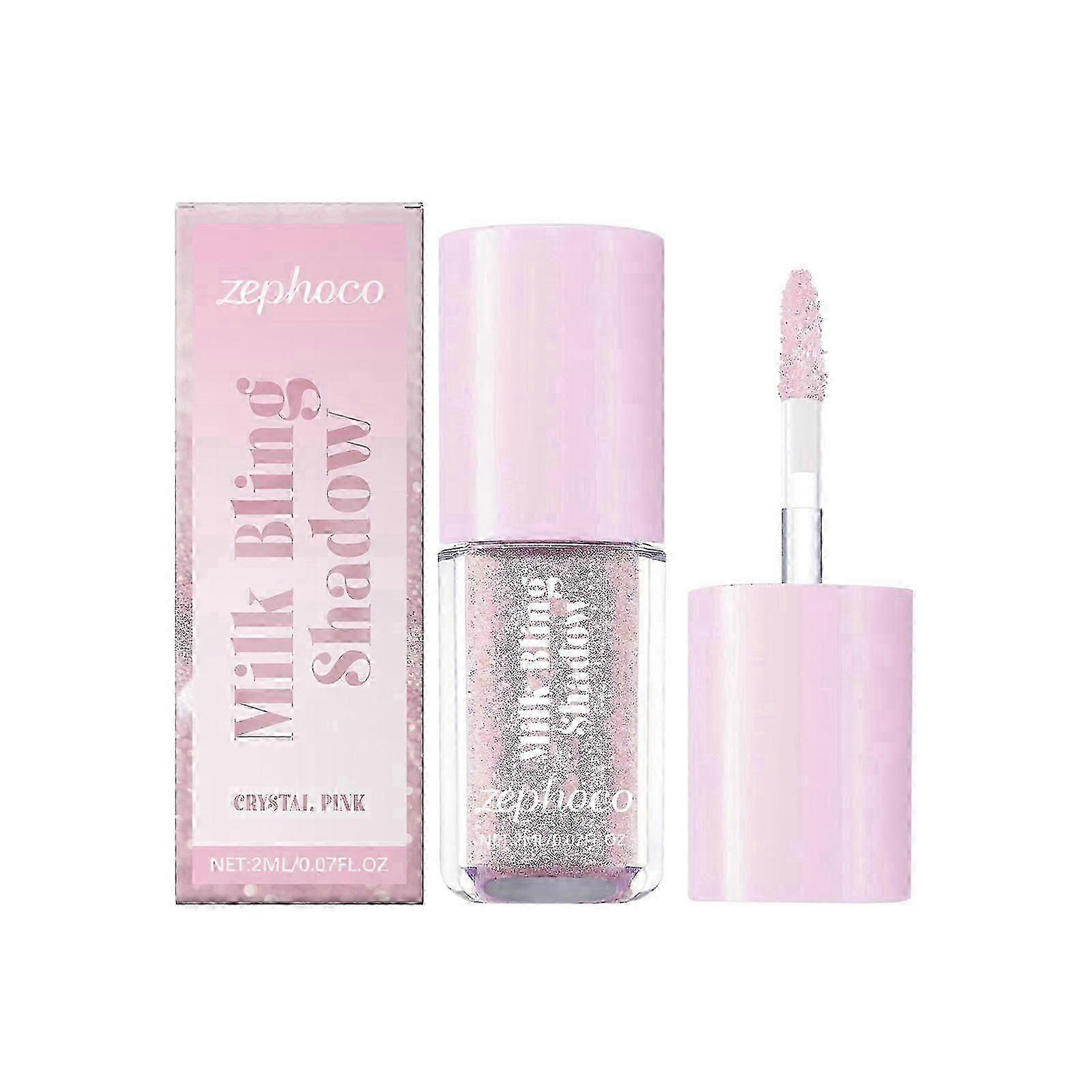 Zephoco Colorful Pearlescent Liquid Eye Shadow Series Natural Highlight Color Eye Shadow Party Play Makeup