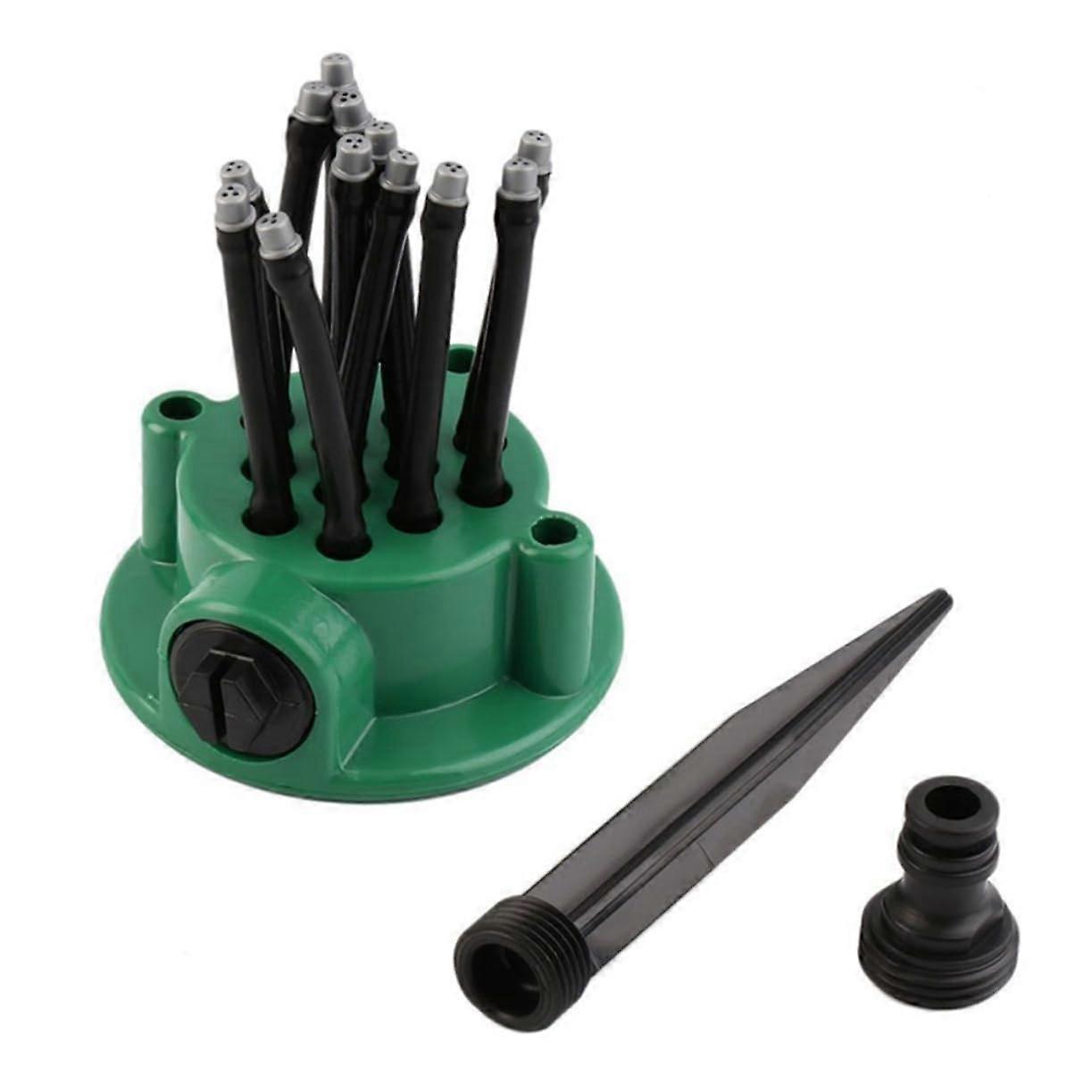 360° Garden Automatic Sprinkler System - Multifunctional Irrigation Solution for Lawn and Garden with Adjustable Spray Diameter