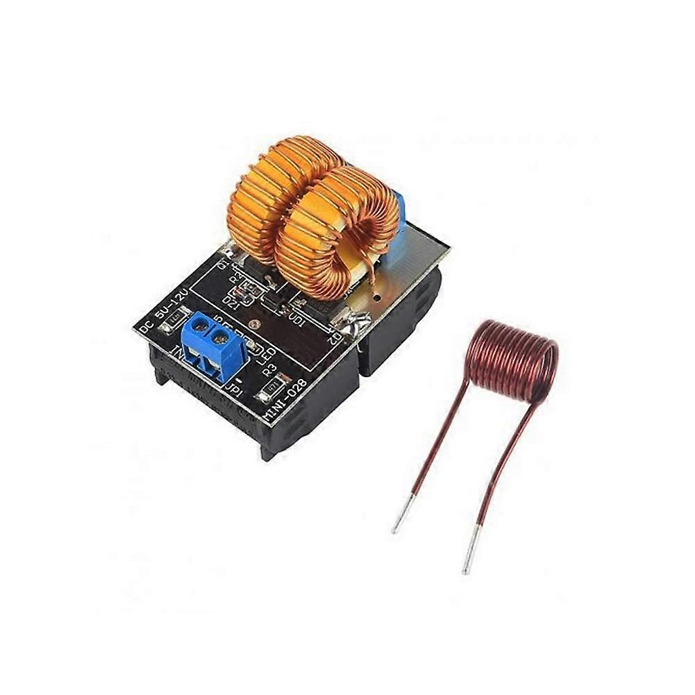 5-12V ZVS Low Voltage Induction Heating Power Supply Module with Heating Coil for DIY Projects and Electronics