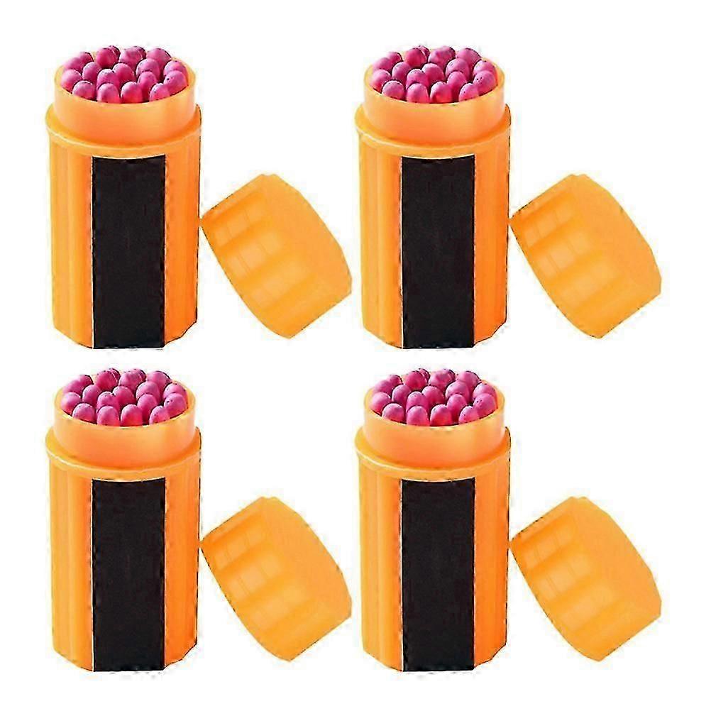 4 Sets Waterproof Matches for Outdoor Emergency Lighter Tool