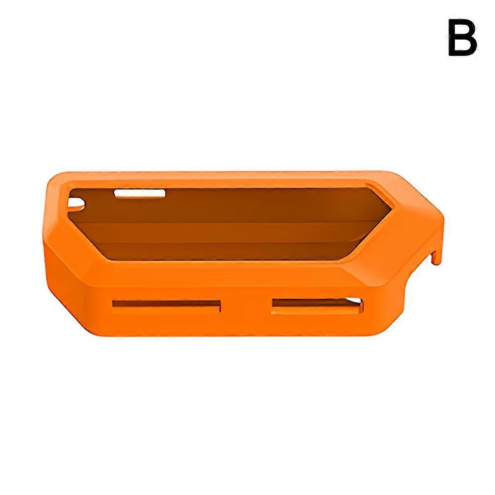 Orange (B) $ Suitable for Flipper Zero protective case electronic pet small dolphin silicone full cover with silk screen