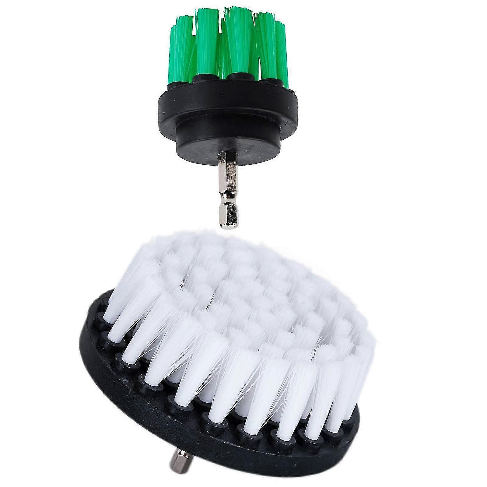 2er-Pack mittelweiche Bohrbürsten zum Reinigen von Duschen, Badewannen und Fliesen