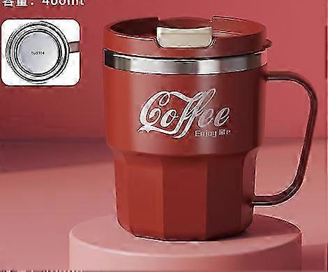 400ml Coca Red Mug with Robust 304 Inner Steel Lining 2025