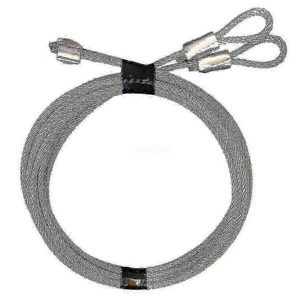 Security Steel Braid S Hooks Garage Door Extension Cable Kit Galvanized 2025
