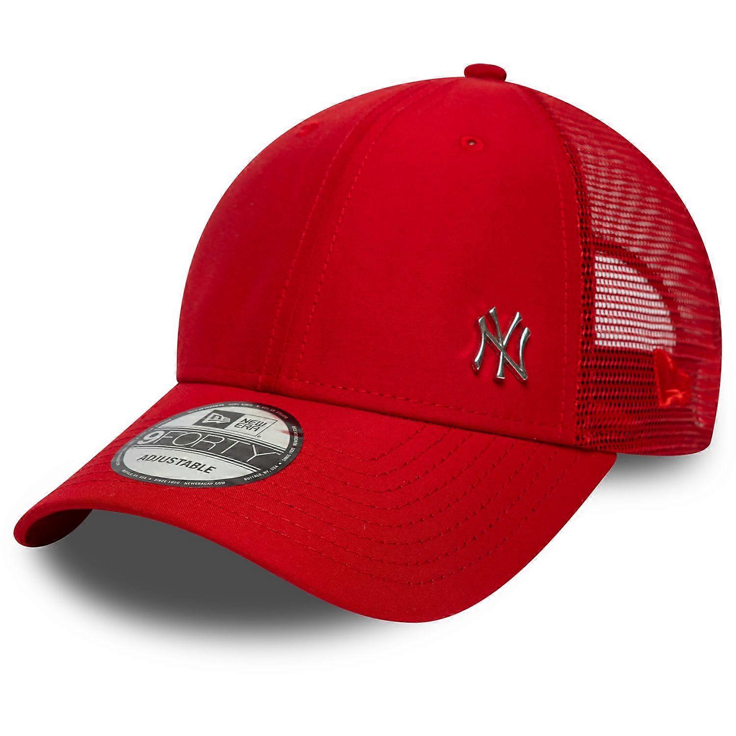 New Era 9Forty Trucker Cap FLAWLESS New York Yankees red