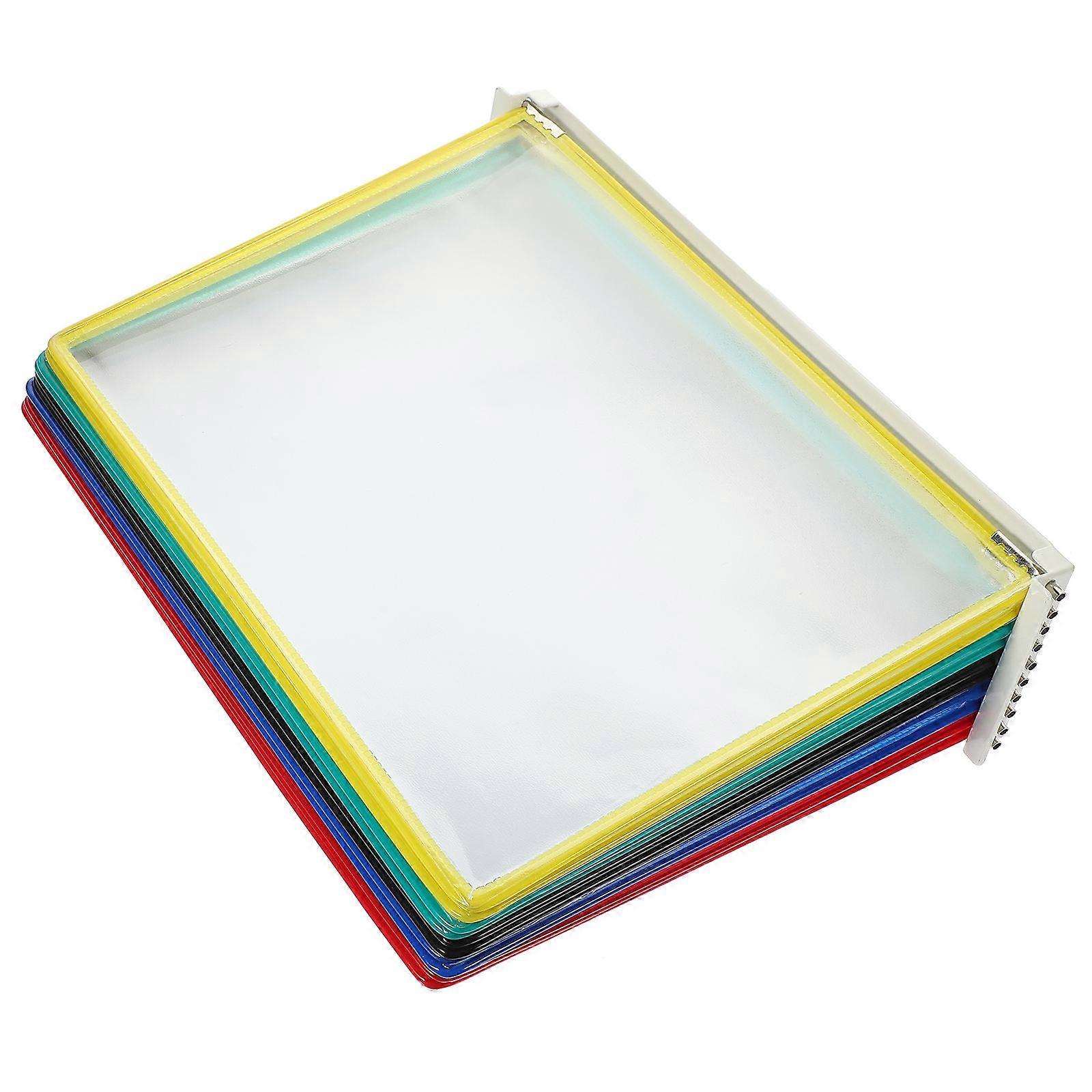 Wall Mounted File Holder Rack, Lightweight Hanging Folder Organizer for Office Documents, Magazine Storage Wall Shelf, Space Saving Folder Organizer