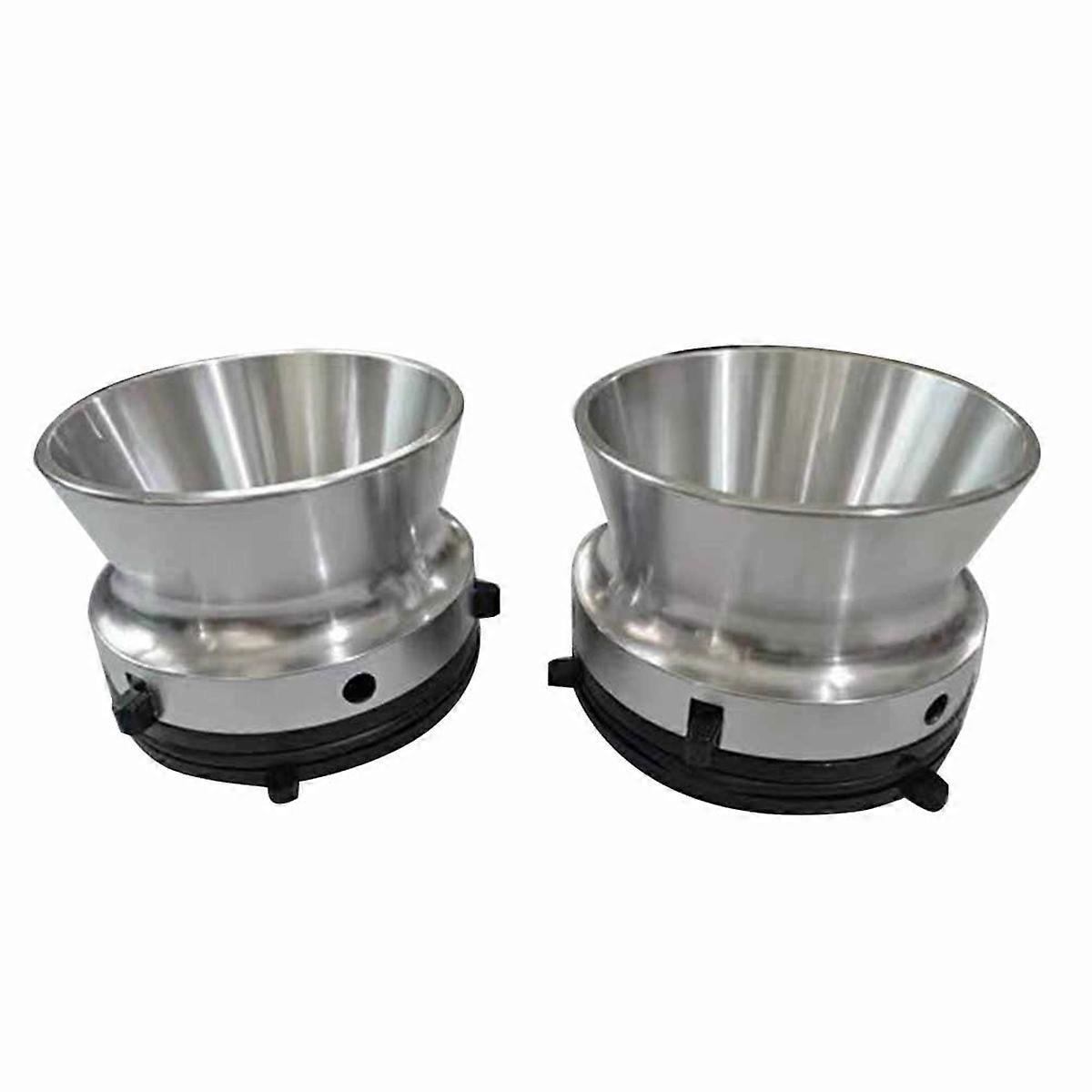 1pair 1/4 Inch 10 Inch Hub Adapter for Studer ReVox, Universal Aluminium Loading Device Silver