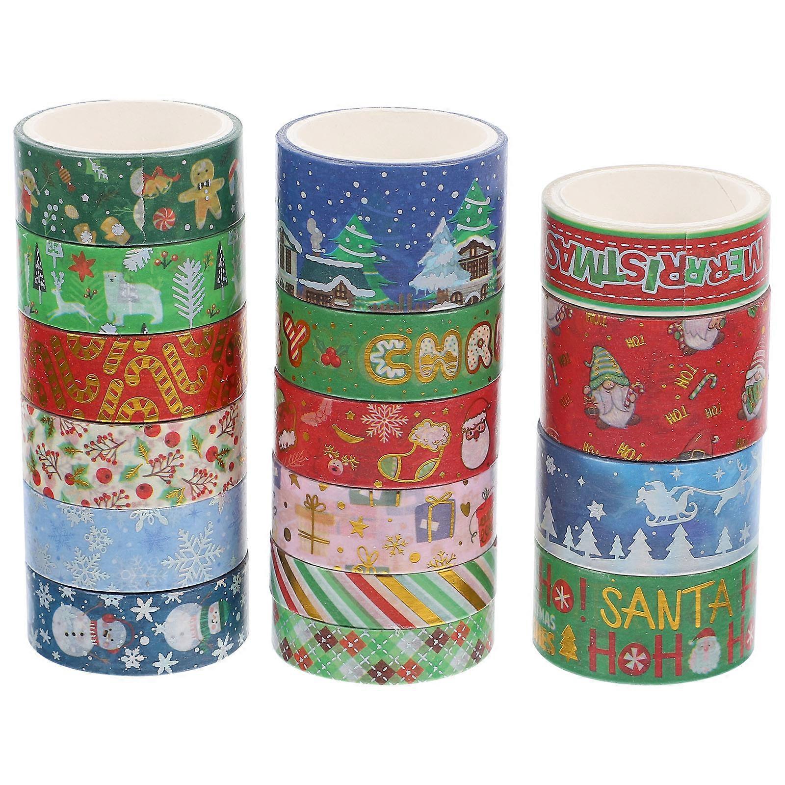 Washi Bant Sticker Craft Bant Crafting Bantlar mevcut Dekorasyon Çeşitli Renkler 300.00X2.00X0.10cm Sabitleme 16 Rulo