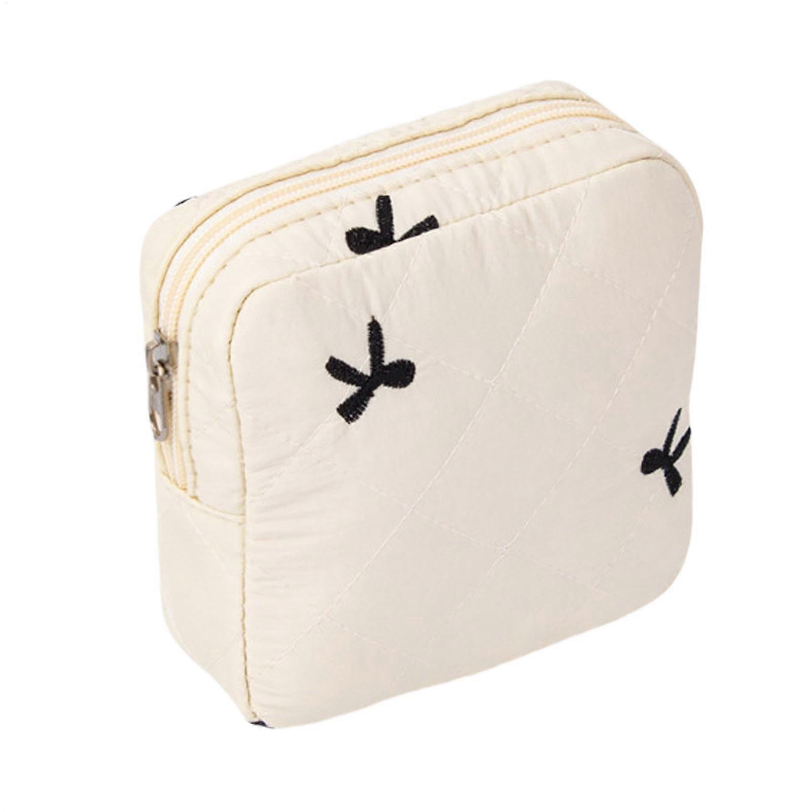 Tampon Storage Bag Elegant Zipper Organizer for Menstrual Pads and Nursing Pads Sanitary Napkin Bag